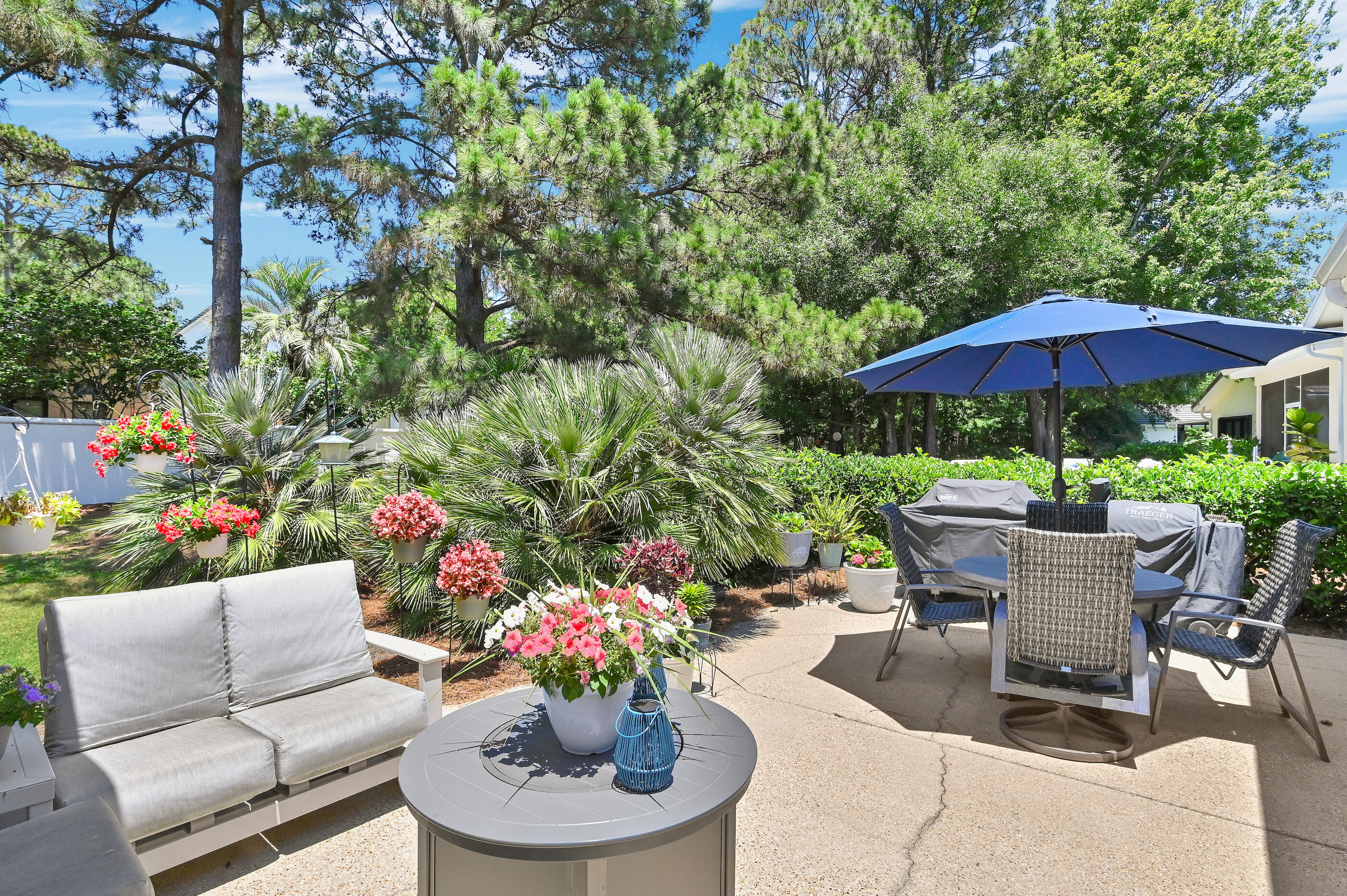Completely renovated and beautifully furnished with only a few exclusions, 8831 St Andrews offers the rare combination of design, single-level living, and an exceptional location within Sandestin Golf and Beach Resort® in Miramar Beach. This thoughtfully updated 3-bedroom, 2.5-bath home with a 2-car garage is located in a neighborhood where short-term rentals are NOT allowed, creating a more peaceful and residential atmosphere within the resort.
The open layout is centered around a stunning double-sided fireplace that creates warmth and ambiance from multiple living spaces. The extensive renovation throughout the home includes stylish coastal finishes, upgraded features, and exceptional storage and organization rarely found in properties. The home creates a warm and inviting atmosphere ideal for both entertaining and relaxed everyday living.
Enjoy golf-cart access to Sandestin amenities including tennis courts, pickleball courts, and the marina .4 miles away. Village of Baytowne Wharf is .7 miles away with waterfront dining, shopping, live entertainment, and events year-round. Grand Boulevard at Sandestin is .6 miles away offering restaurants, shopping, Publix, entertainment, and more. Sacred Heart Hospital is approximately 1.6 miles away.
Whether searching for a primary residence, second home, or low-maintenance beach retreat near 30A and Destin, 8831 St Andrews delivers renovated luxury, comfort, and convenience in one of Miramar Beach's most sought-after resort communities