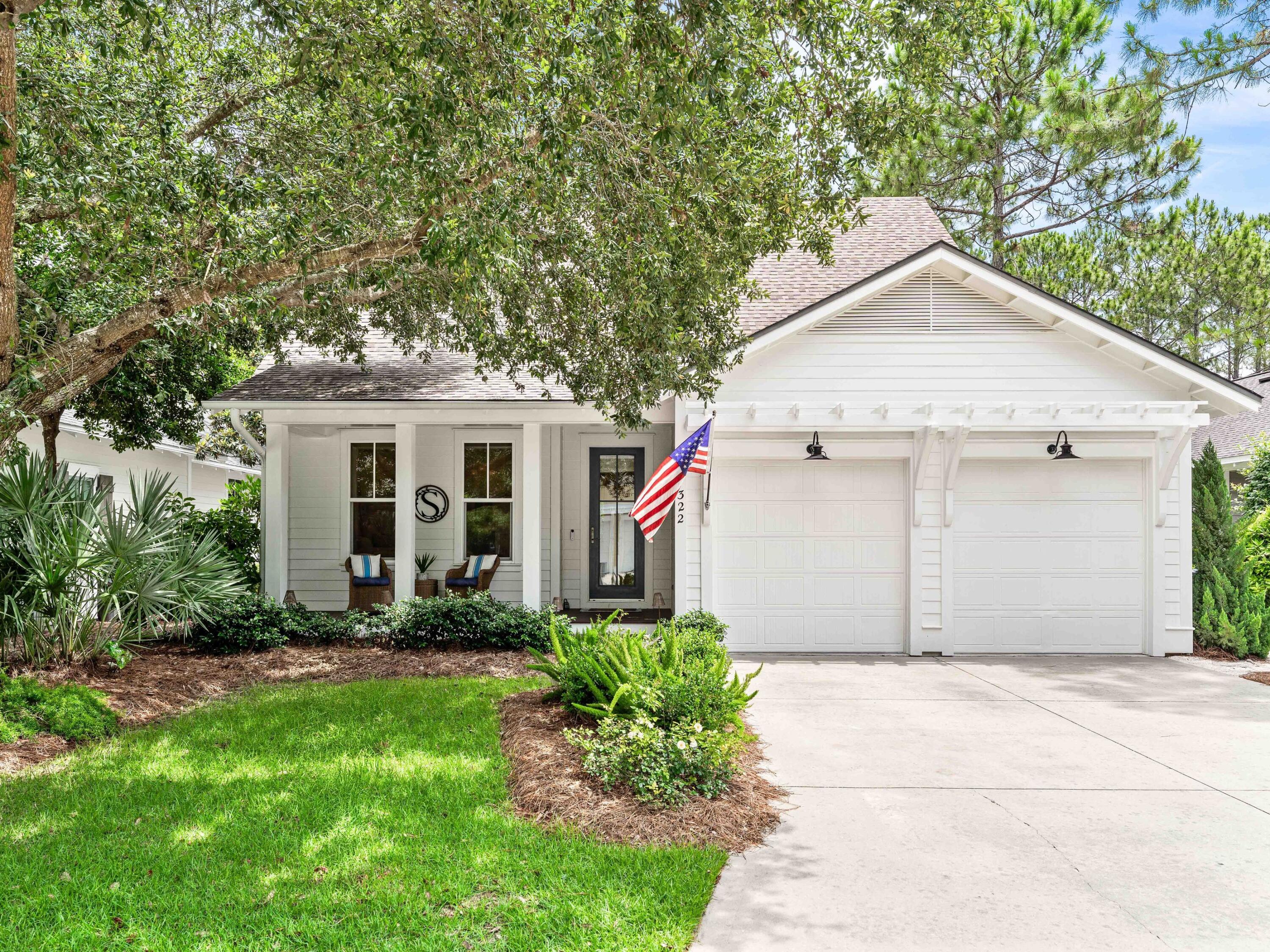 Come view this comprehensive transformation that must be seen, featuring exceptional finishes and features! The location offers genuine privacy, complemented by a mature tree canopy that provides natural shade and picturesque streetscape. The interior is a testament to modern luxury, showcasing premium upgrades in the kitchen, including custom cabinet panels, a Dolomite counter island, a built-in Miele coffee bar, an ice maker, a marble backsplash, and white oak shelving. Shiplap walls encircle the dining and kitchen areas. The spacious living room is bathed in natural light, enhanced by Serena & Lily lighting. The floor plan is thoughtfully arranged, featuring a spacious primary suite with an ensuite bathroom and a guest bedroom with a full bathroom on the main level. Two additional large bedrooms are located upstairs, one with custom-built-in bunks and the other with queen trundle beds. These bedrooms share a renovated bath with designer tile and a vintage cast iron double sink. The layout is ideal for either a primary residence or a vacation home, providing ample space for relaxation or entertaining. Additional special features of the residence include whitewashed floors, custom window treatments, a new HVAC system, updated bathrooms, and California Closets throughout. The efficient built-in laundry and custom cabinetry for beach or school drop-off complete a renovation that prioritized functionality as much as aesthetics. The screened patio offers year-round enjoyment, while the fenced yard extends the living space outward and a neighborhood green space is located across the street.

Watersound Origins offers residents the perfect combination of natural beauty and modern amenities. Surrounded by towering pines and Lake Powell, the community is only two miles from the vibrant beaches of Scenic Highway 30A. The Village Commons serves as the neighborhood hub, featuring a resort-style pool, fitness center, playground, pickleball and tennis courts, and an event lawn. Residents enjoy access to the highly rated Origins Golf Course, scenic walking and biking trails, Lake Powell access, and the upcoming Art Park. Additionally, the Watersound Town Center at the entrance to the community offers dining, shopping, a Publix grocery store, medical facilities, and more.