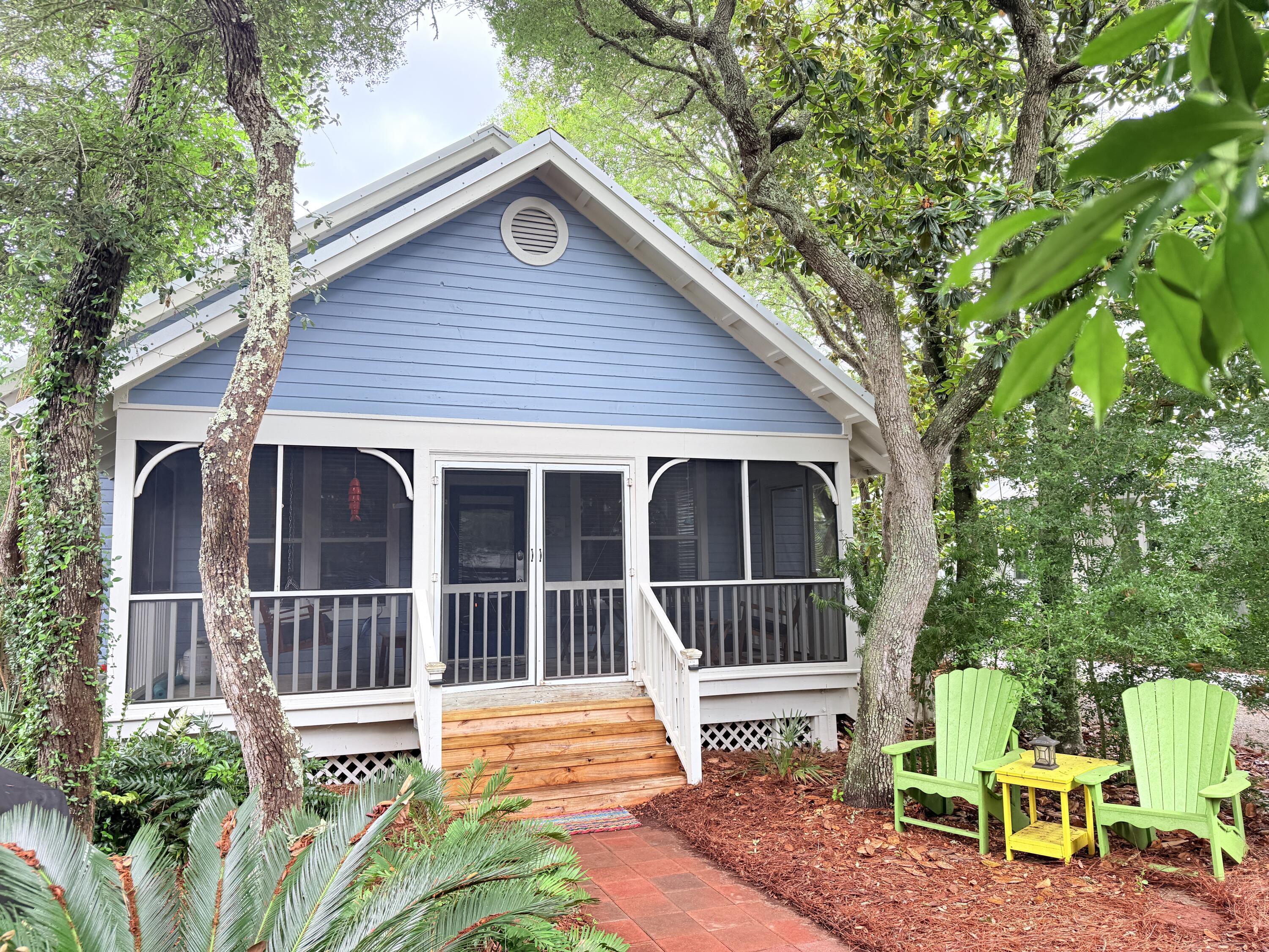The Heart of Historic Grayton Beach
Step back into a simpler time with this quintessential ''Old Florida'' beach cottage, tucked away in the heart of historic Grayton Beach. Capturing the soulful, laid-back essence of the area, this charming 2-bedroom, 2-bathroom retreat beautifully preserves nostalgic coastal character while serving as a proven income-producing rental.

The cozy interior comfortably accommodates guests with a rare and luxurious setup featuring two spacious bedrooms, each boasting a plush King-size bed, plus a flexible double sofa bed in living room. Two full baths with walk-in showers and a fully equipped kitchen make beach living effortless.

Modern Potential meets Coastal Nostalgia
While the cottage provides immediate historic charm and steady rental revenue, the true prize is the premium land it sits on. This exceptional lot holds the ultimate long-term value, offering a rare canvas in a highly sought-after location. Whether you choose to lovingly expand and enhance the existing cottage or start fresh to design and build your ultimate custom coastal masterpiece, the possibilities are endless.

Live the classic local Grayton lifestyle today while building your dream for tomorrow. Call to schedule your private showing.