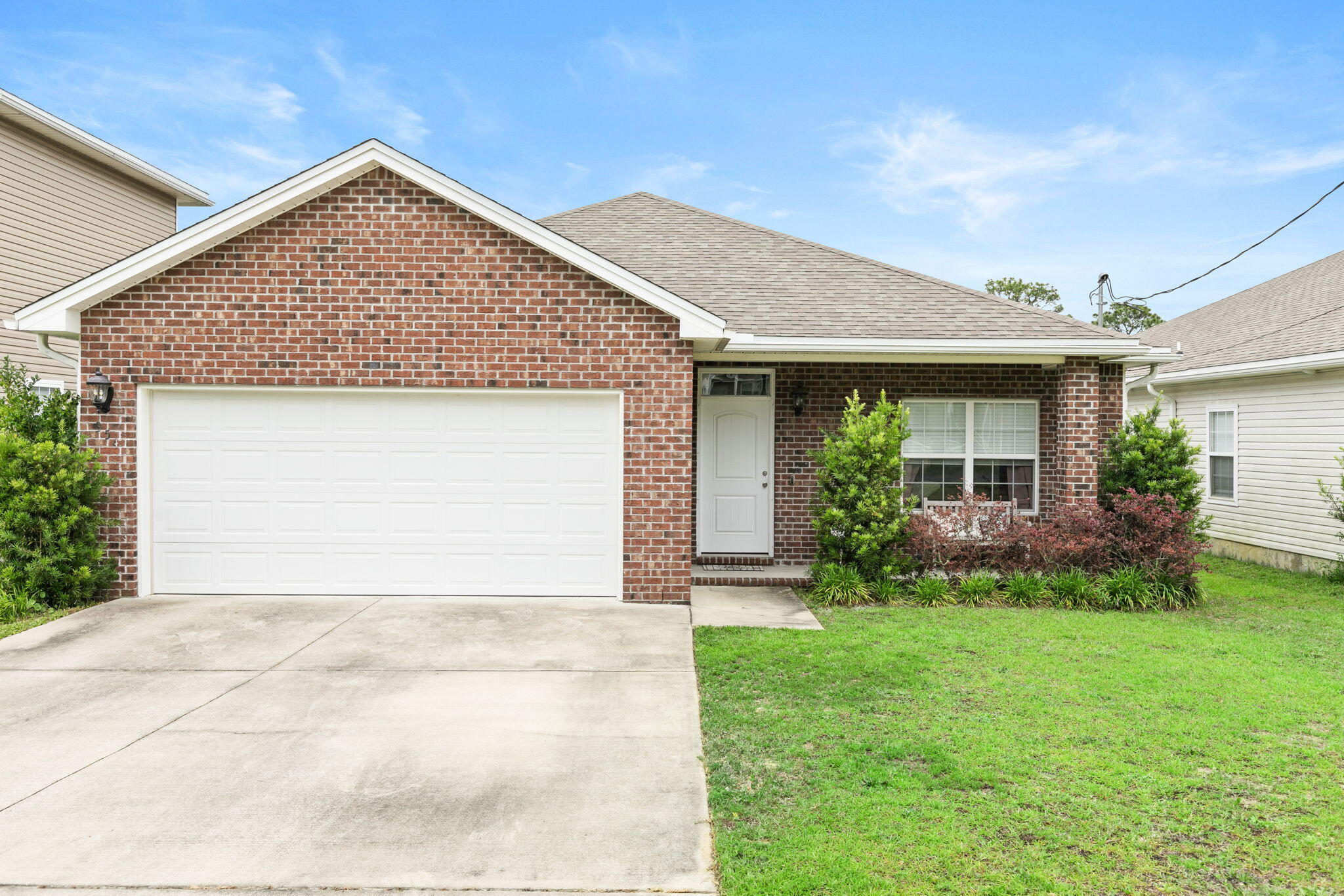 Welcome to 354 Fir Ave, a stunning newer-construction home tucked away in one of Niceville's most convenient and desirable locations. Built in 2020, this beautifully maintained 3-bedroom, 2-bath residence offers approximately 1,500 square feet of stylish, functional living space designed with both comfort and everyday convenience in mind. From the moment you arrive, you'll appreciate the home's clean curb appeal, modern design, and welcoming atmosphere.

Step inside to discover a bright open-concept floor plan filled with natural light and thoughtfully designed living areas that create the perfect space for entertaining guests or simply relaxing at home. The spacious living room flows seamlessly into the dining area and kitchen, making gatherings effortless and inviting. The kitchen is the heart of the home, featuring abundant cabinetry, generous counter space, modern appliances, and a layout that offers both functionality and style for cooking, hosting, or enjoying casual meals.

The split-bedroom design provides added privacy, with a comfortable primary suite positioned away from the secondary bedrooms. The primary retreat offers plenty of space to unwind and includes a well-appointed ensuite bath and ample closet storage. The additional bedrooms are versatile and ideal for family, guests, a home office, or flex space to fit your lifestyle needs.