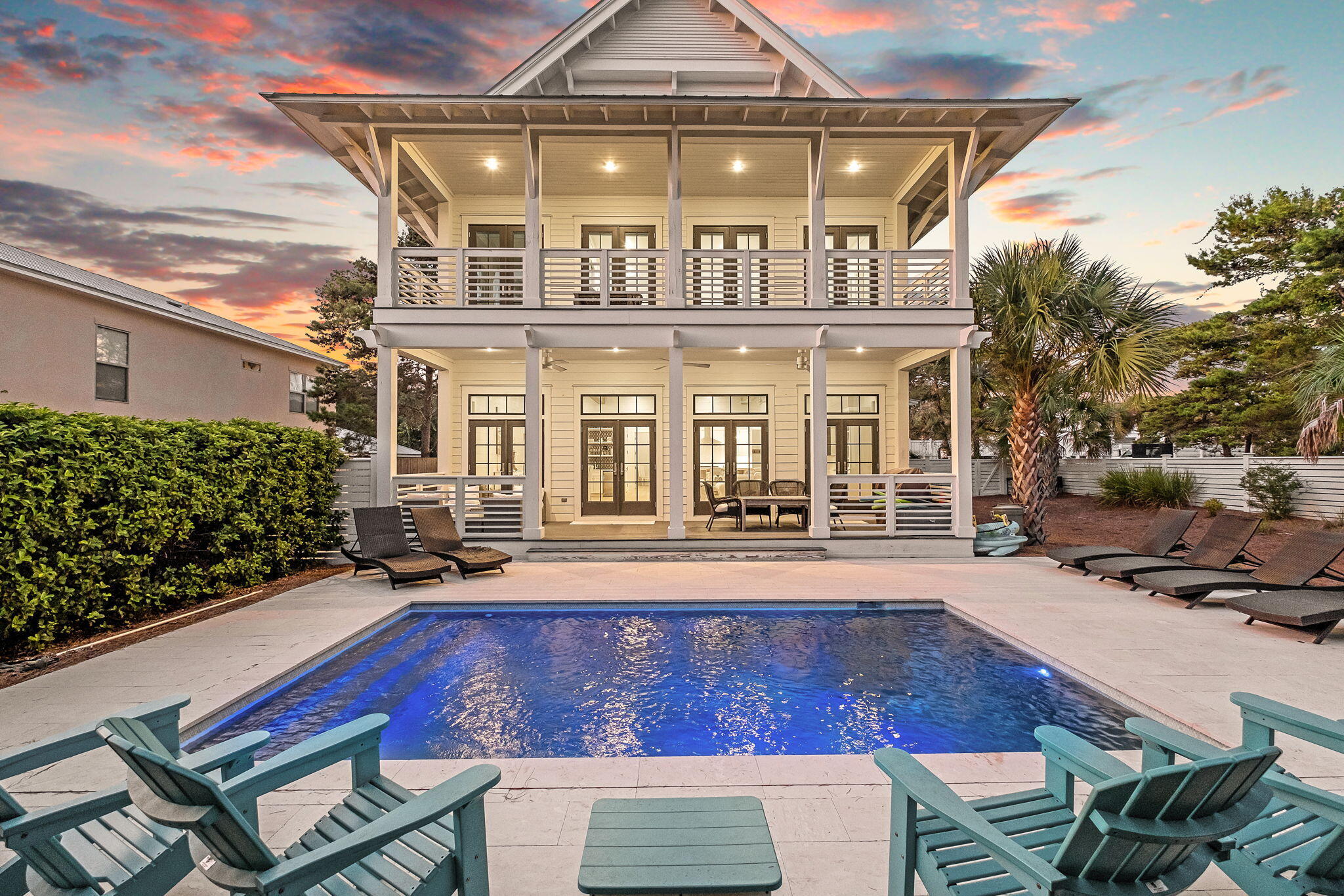 Welcome to 45 Mary Street, an extraordinary opportunity to experience the epitome of coastal living on the coveted west end of 30A. With rental projections exceeding $180K annually, this 2021-built residence combines modern design with timeless coastal charm.

Spanning 3,664 square feet, this thoughtfully designed home offers 6 bedrooms, 6.5 bathrooms, and expansive gathering spaces tailored for multi-generational enjoyment. From the moment you step through the entryway, you are greeted by an atmosphere of serene sophistication. The great room, anchored by an oversized living area, flows seamlessly into a gourmet kitchen and dining space--perfect for entertaining, hosting family meals, or creating memories that last a lifetime. Blurring the line between indoor and outdoor living, the home opens gracefully onto a private retreat. A large patio, lush landscaping, and a sparkling private pool create the ideal setting for relaxation and recreation. The oversized lot enhances privacy while offering abundant space for enjoying the natural beauty of 30A.

Positioned just a short walk or golf cart ride from the sugar-white sands and emerald waters of the Gulf, 45 Mary Street ensures you're always close to the best of 30A. From world-class dining and boutique shopping to tranquil coastal escapes, every element of the lifestyle you desire is right at your doorstep.

Reach out to us today for cost to own and rental figures.