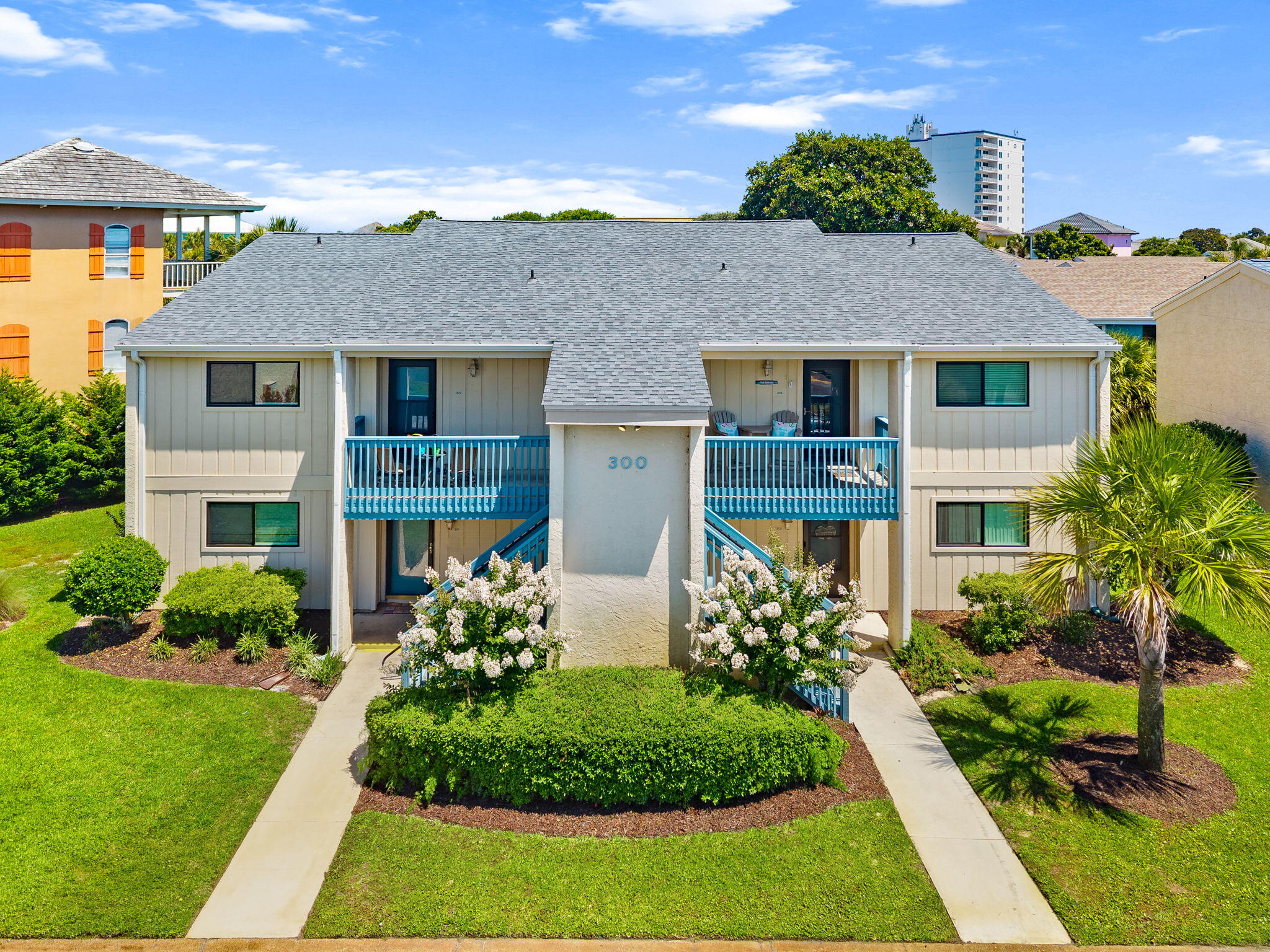 Rare opportunity to own an affordable beach getaway with 200 feet of deeded beach access! This fully furnished 2-bedroom, 2-bath condo is move-in and rental-ready, located in a resort-style community offering outstanding amenities, including a large swimming pool, tennis courts, playground, and convenient beach access to the sugar-white sands and emerald waters of the Gulf. Whether you're searching for a primary residence, vacation home, or investment property, this turnkey condo offers endless potential in a highly desirable coastal location. Enjoy easy access to shopping, dining, entertainment, and all the attractions the Emerald Coast has to offer. Seller is motivated and ready to make a deal. All offers will be considered. Don't miss your chance to own a fully furnished beach-access property at an exceptional value! Schedule your showing today before it's gone!