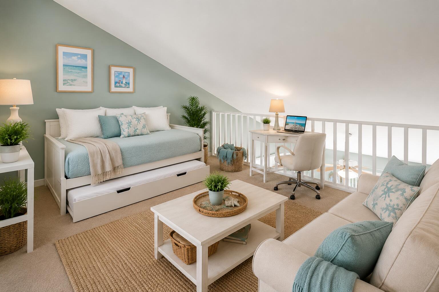 Imagine mornings on the water, afternoons at Crab Island, and evenings just minutes from the sugar-white sands of Okaloosa Island. Whether you're searching for a personal beach retreat, an income-producing vacation rental, or a full-time coastal getaway, this fully furnished condo offers the flexibility to fit your lifestyle.

Located in Commodores Landing, a short-term rental approved community, this 2-bedroom, 2.5-bath condo with a loft comfortably accommodates guests and offers additional sleeping space for family and friends. The open living area flows to a private balcony overlooking the community pool, creating the perfect place to relax after a day on the water.

The kitchen is equipped for extended stays, while the spacious layout provides room to gather, unwind, and make lasting memories. Upstairs, the loft adds versatility as a guest sleeping area, media space, or bonus retreat.

Owners and guests enjoy access to the community pool, dock, and waterfront amenities, all while being conveniently located near beaches, restaurants, entertainment, fishing, boating, and everything the Emerald Coast has to offer.

Sold fully furnished and rental-ready, this is an opportunity to start enjoying coastal living from day one.
