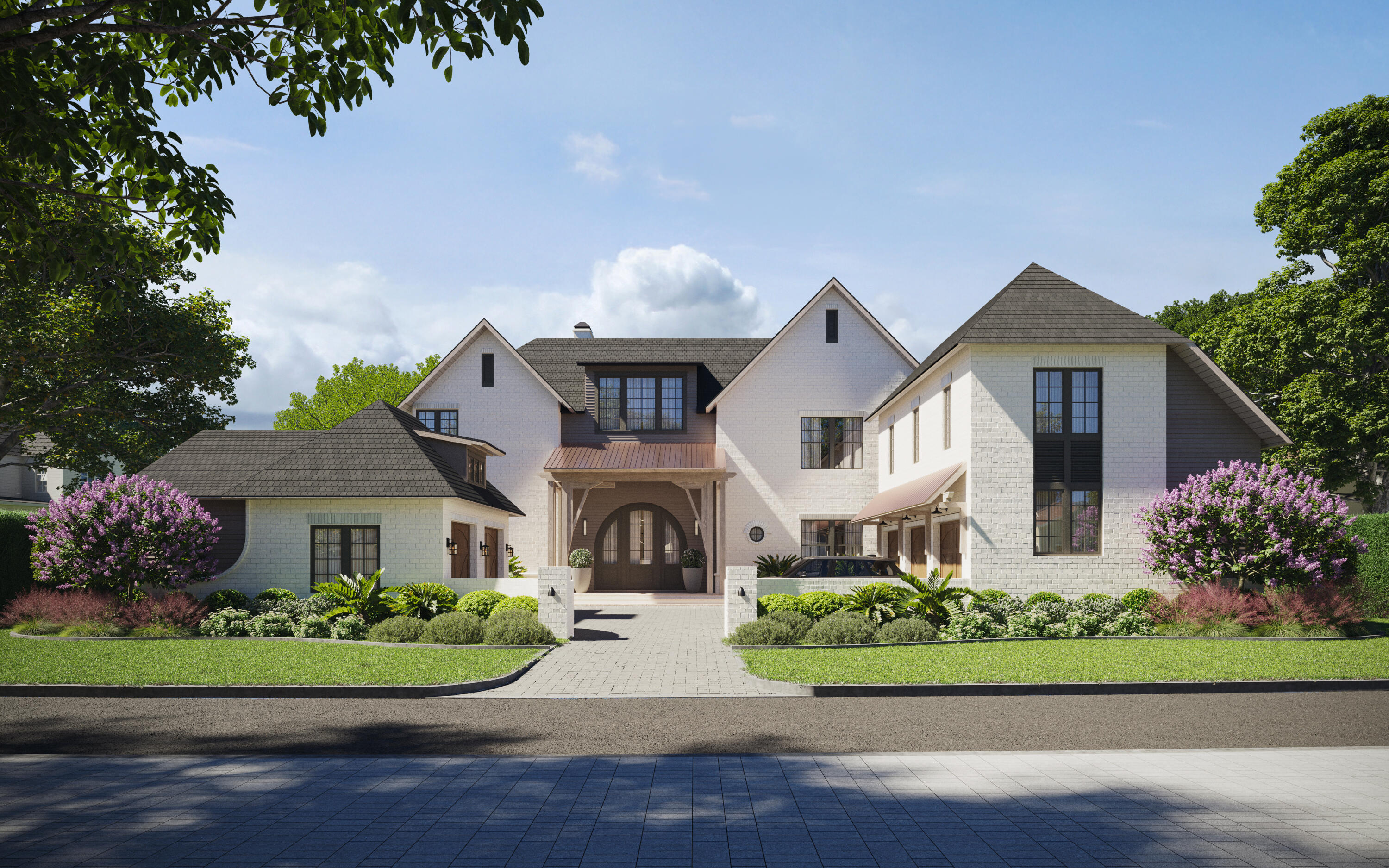 At 189 N Southern Cross Lane, a sense of anticipation lingers in the air--an emerging residence taking shape within the gated community of WaterSound Camp Creek, where thoughtful design and coastal beauty meet. Currently under construction with an early fall completion, this home by Minchew Design Build is being crafted with intention, each detail contributing to a larger story of how a home should feel as much as how it should function. Thoughtfully designed for modern living, the residence is also fully smart-home wired, seamlessly integrating convenience and technology throughout. One of the defining luxuries of Camp Creek living is the inclusion of a WaterSound Club membership, extending the experience far beyond the residence itself. Days can begin with a round of unlimited golf, followed by an afternoon on the private beach with dedicated setups, a match on the tennis or pickleball courts, or time spent at the zero-entry pools. The club's wellness offerings are equally compelling, with strength training and cardio facilities, fitness classes, and rejuvenating sauna and steam rooms creating an amenity experience that feels more like a private resort.

Spanning more than 5,500 square feet, the home unfolds with quiet confidence. As you move through the interiors, white oak hardwood floors carry a sense of warmth underfoot, guiding you from one space to the next. The main living areas are designed for both connection and ease--anchored by a fireplace and complemented by a butler's pantry and temperature-controlled wine room, where evenings can begin with a simple pour and evolve into something more memorable.

There is a rhythm to the layout--moments of gathering balanced with spaces for retreat. A dedicated office offers a place for focus, while an upstairs living area invites slower afternoons or movie nights that stretch long past sunset. The bunk room with its reading loft introduces a sense of imagination, while a second primary suite on the upper level provides an additional private retreat for comfort and flexibility. Additional unfinished space not included in the main square footage offers flexibility for a private suite, fitness studio, or creative retreat, further enhancing the home's versatility.

The primary suite feels elevated in both design and perspective, with vaulted ceilings and soft pond views that shift with the light throughout the day. It's a space designed for stillness--where mornings arrive gently and evenings settle in with ease.

Outdoors, the home opens into a setting designed to be lived in fully. A heated saltwater pool and hot tub become the center of the experience, framed by an outdoor kitchen and fireplace that invite conversation, celebration, and time spent under open skies. Subtle architectural touches, including copper roof accents, add character and a sense of permanence.

The five-car garage, thoughtfully designed to accommodate a lift, speaks to both practicality and possibility--space not just for storage, but for lifestyle.

As it nears completion, 189 N Southern Cross Lane tells a story of balance--between architecture and environment, gathering and solitude, intention and ease. It is a home designed not simply to be seen, but to be experienced over time, where each day unfolds with a quiet sense of place within Camp Creek and is enriched by the extraordinary lifestyle of WaterSound Club.