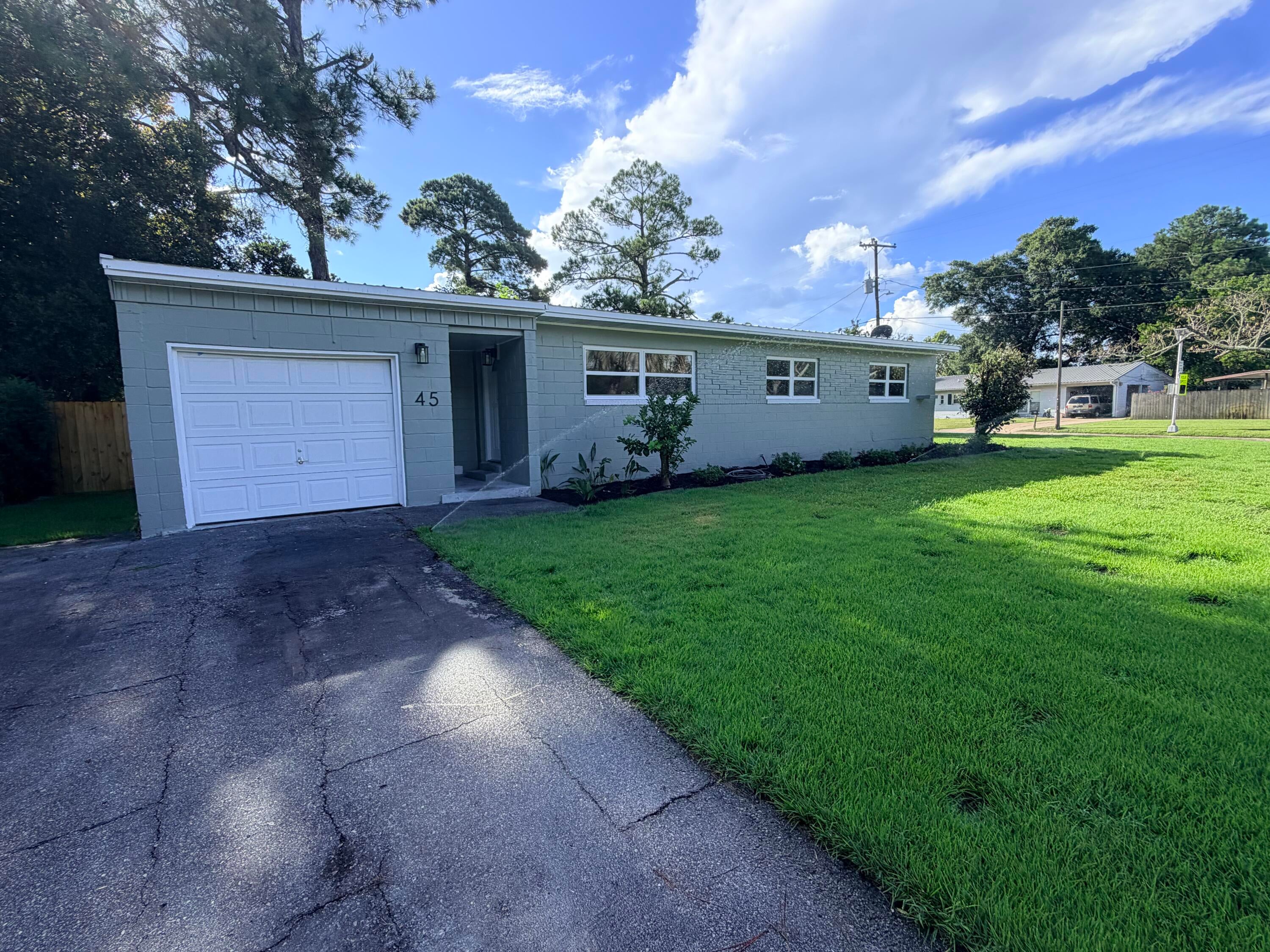 Beautifully renovated corner-lot home in the heart of Fort Walton Beach! Recent updates include new flooring, fresh interior and exterior paint, new front-yard sod and landscaping, and a new backyard fence. There is an additional fee of $75 a month for pest control. 

Located just one block from Ferry Park, you'll enjoy convenient access to tennis, basketball, pickleball, disc golf, soccer fields, a walking path, and outdoor fitness equipment. Local dining, shopping, and entertainment are also easily accessible by bike, golf cart, or on foot.

The extra-large driveway offers space for three to four vehicles, plus boat or RV parking. An ideal home for a family of three to four.