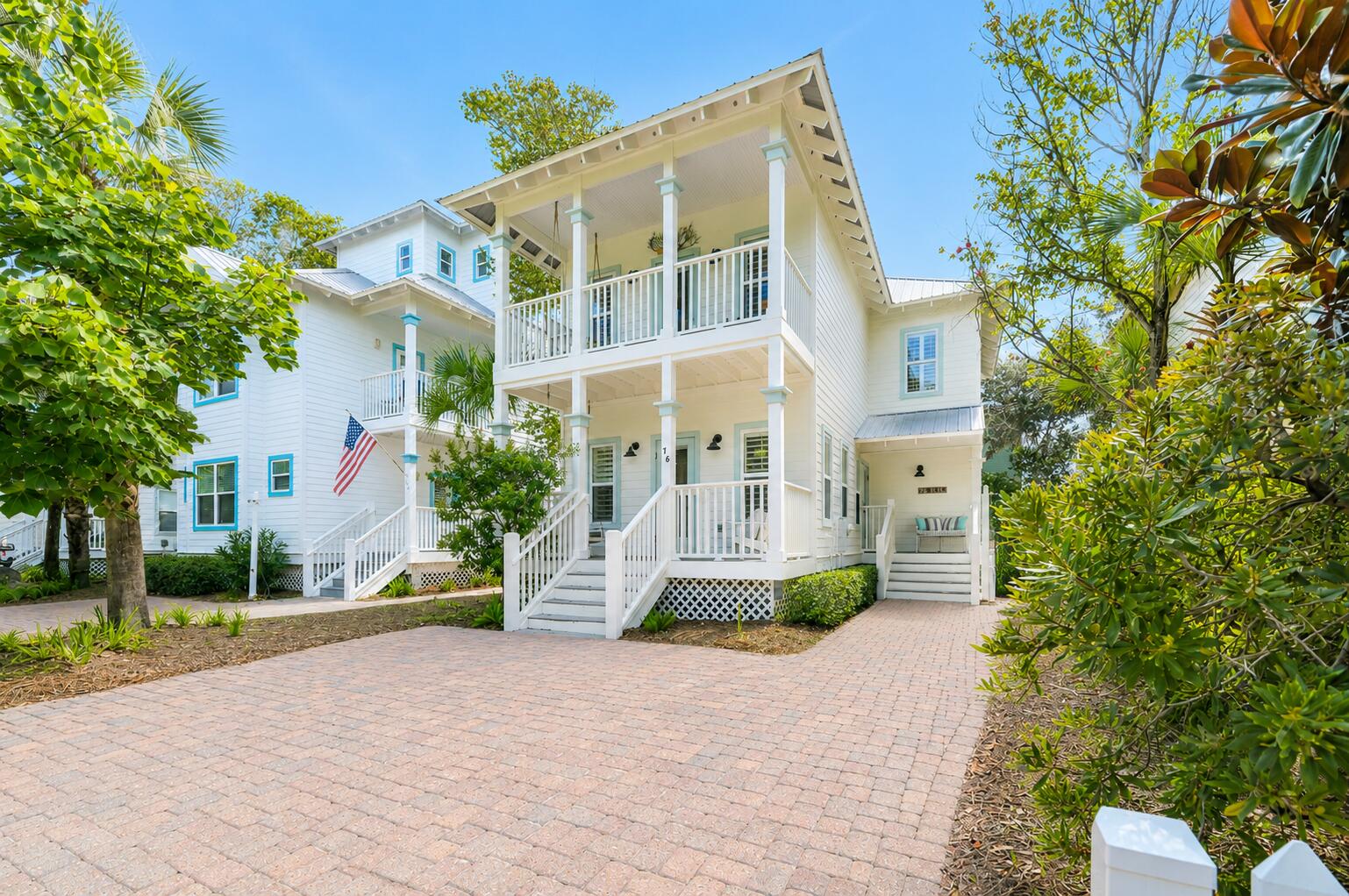 Welcome to the relaxed 30A lifestyle at 76 Hidden Lake Way--a beautifully refreshed, furnished 4BR/3BA coastal cottage ideally positioned near the front of gated Old Florida Village and just minutes from the beach! Thoughtfully updated with fresh interior & exterior paint, updated flooring, refreshed kitchen cabinetry & hardware, granite countertops, stainless appliances, updated lighting & fans, new driveway pavers, new back porch steps and newer furnishings. The comfortable two-level floor plan features an open living/dining/kitchen area, inviting front porch, plus a first-floor guest bedroom & full bath. Upstairs, the Primary Suite opens to its own private covered porch overlooking the charming cottage streetscape, along with two additional bedrooms and a full bath. Multiple porches invite you to slow down and enjoy morning coffee, afternoon breezes and the relaxed pace of beach life.

Old Florida Village offers two community pools, with the south pool just a short stroll from the home. Its desirable front-of-community location provides convenient access to Scenic 30A, nearby public beach accesses, dining, shopping and local favorites including Shunk Gulley, Stinky's and Mimmo's. Gulfview Heights Regional Beach Access offers parking and restrooms and is approximately a 5-minute car/LSV ride or 10-minute bike ride. With sleeping accommodations for up to 10 as currently furnished and projected gross rental revenue for comparable 4BR homes in Old Florida Village of approximately $65,000-$75,000, 76 Hidden Lake Way offers compelling flexibility as a second home, vacation rental or full-time coastal residence. Come experience one of 30A's established cottage communities and make 76 Hidden Lake Way your special place at the beach.