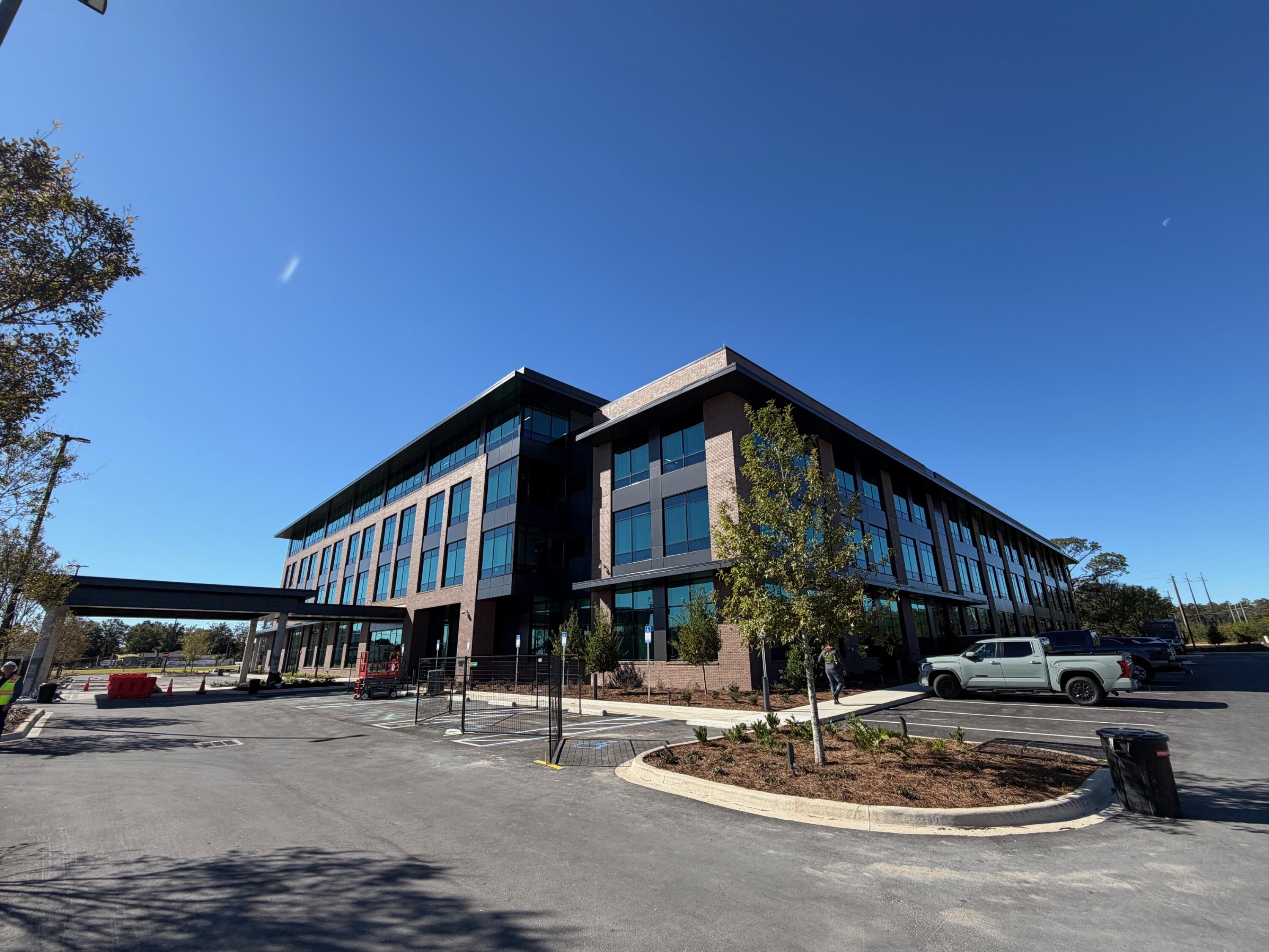 Introducing Okaloosa Gas District Administration Building. This state of the art new Class 'A' Office building will revitalize Valparaiso and bring hundreds of jobs to the area. Spanning over 13 acres, the campus includes this one of a kind office environment but also includes updated facilities for Okaloosa Gas for operations, HR and training. The Administration Building has been designed with all the latest technology, safety and comfort in mind for not only its staff but for other businesses alike. The location of this property near the East Gate of Eglin AFB gives access to defense contractors looking for professional working environment. Common elements of the property include a ground floor dining facility open to the public, beautiful green space as well as a large community room.