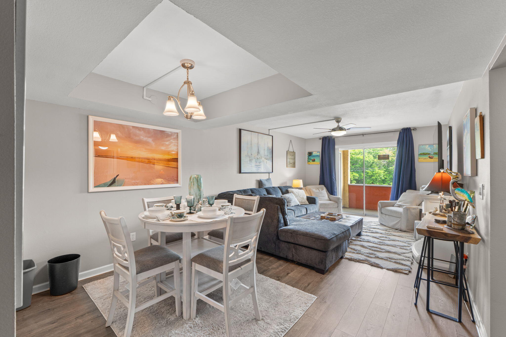 ***Seller offering $1,000.00 to buyer***  Welcome to The Cedars Condominiums -- a beautiful waterfront community offering comfort, convenience, and coastal charm. This fully furnished 2-bedroom, 1-bath condo features 965 square feet of thoughtfully designed living space and is move-in or rental ready from day one.
Inside, you'll find durable LVP flooring throughout the living room, creating a warm and modern feel. The kitchen is equipped with granite countertops, stainless steel appliances, and comes completely stocked with kitchen supplies, making this an effortless turnkey opportunity. All furniture and décor convey with the property, allowing you to immediately enjoy the space or begin generating rental income....
 Step outside onto the private balcony and enjoy peaceful views overlooking the nature park across the street -- the perfect spot for morning coffee or relaxing evenings.

Residents of The Cedars enjoy an array of amenities including a community pool, private beach area on the sound with dock access, tranquil courtyard spaces, and an on-site laundry facility. This condo offers an excellent opportunity for a primary residence, vacation getaway, or investment property.