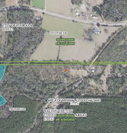 Along the Florida/Alabama Line - Land