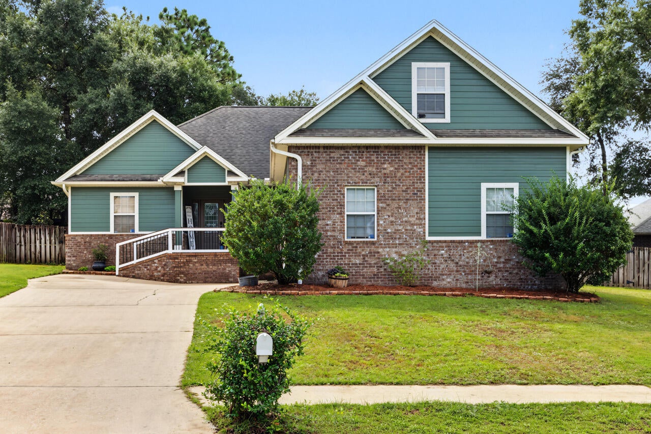 This is the one!

Absolutely Gorgeous Craftsman Style Home. 

Brick and Hardiboard exterior provide low maintenance charm and stunning style. Enter the foyer and a wide open vaulted ceiling living area welcomes you. To the left are 2 well featured bedrooms and a bath. Just off the living is a dedicated office or additional bedroom. It features a large kitchen with a dining area, updated appliances, fresh cabinetry and granite counter tops and breakfast bar. The spacious primary offers a a trayed ceiling, large windows and a large master bath with two closets and separate tub and shower. The home has a large laundry room leading from a massive garage with enough room for all your storage and then some. Upstairs is a oversized bonus or bedroom room  with 1/2 bath. Lovely and large front lawn with stunning curb appeal.