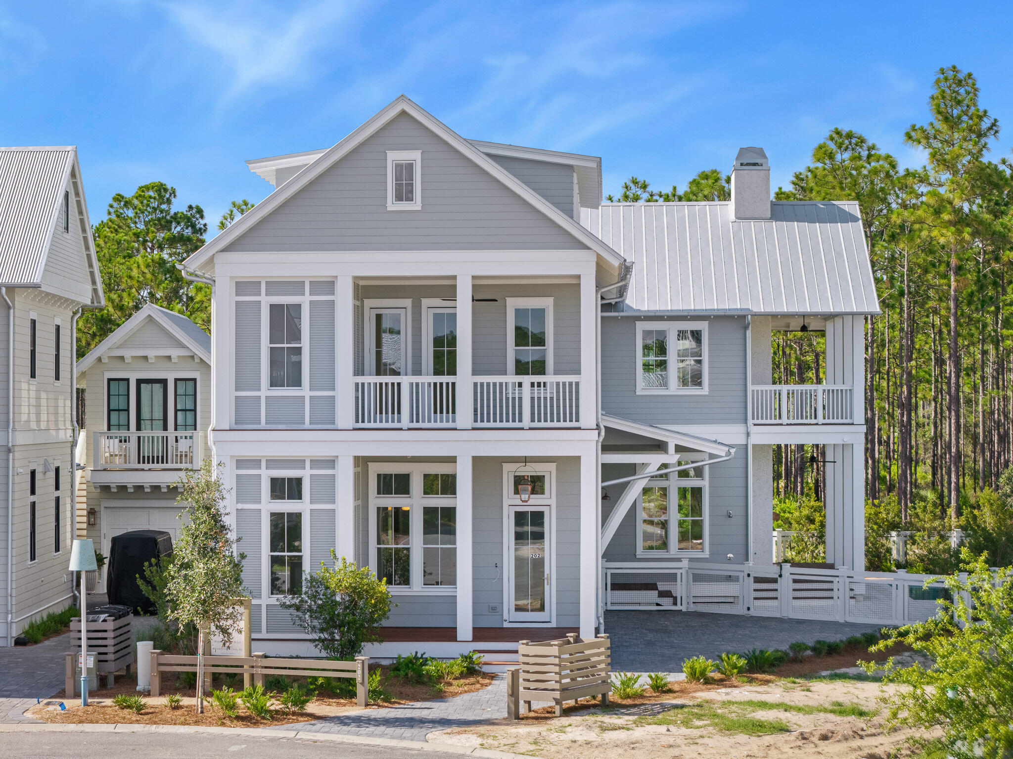 A rare opportunity in Phase 5 of WaterColor--this new construction by Romair marks their first build in the community in over six years, following a legacy of hundreds of homes built in the original WaterColor phases. Thoughtfully positioned on a preserve-backed homesite, this residence offers lasting privacy and a seamless connection to nature. Designed with entertaining in mind, the open-concept kitchen and living areas flow effortlessly to the outdoor pool and living space. The main level features 12-foot ceilings, a guest suite, while the primary suite overlooks the preserve and includes a private porch retreat. Upstairs, a spacious bonus/media room creates the perfect gathering space after long days at the beach. A true blend of craftsmanship, history, and lifestyle in one of 30A's most sought-after communities.