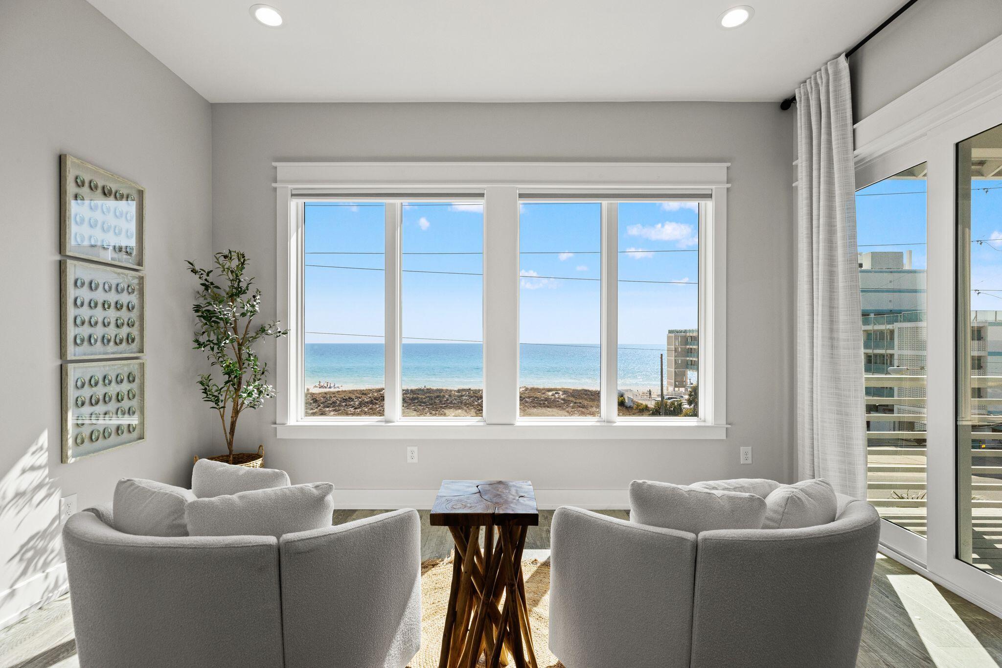 Seller welcomes all reasonable offers and values constructive negotiations .Positioned directly across from the Gulf with permanent, unobstructed emerald water views, this newly built coastal retreat delivers the kind of location and flexibility buyers rarely find along Panama City Beach.
Completed in 2023 and offered fully furnished turnkey, this 7 bedroom, 8 bathroom residence spans over 4,200 square feet and comfortably accommodates up to 22 guests in beds, making it exceptionally well suited for both luxury coastal living and high performing vacation rental potential.
Expansive Gulf-facing balconies create the perfect setting for sunrise coffee, afternoon sea breezes, and unforgettable sunset views. Private deeded beach access places the sugar white sands just steps away, while the absence of an HOA allows owners the freedom and flexibility today's buyers are actively searching for.
This property already carries over $100,000 in future rental bookings on the calendar, offering immediate income potential from day one. Supporting rental history, forward bookings, and appraisal documentation are available upon request.
Investors will appreciate the strong income positioning, with projected annual short term rental performance approaching $350,000 based on nearby comparable data and market trends. Buyers are encouraged to independently verify all projections and rental performance.
Whether positioned as a luxury second home, income producing asset, or legacy beach property. Gulf views. Newer construction. No HOA. Deeded beach access. Strong rental capability.
Ideally located just minutes from Pier Park, shopping, dining, entertainment, and local excursions, with golf cart friendly access adding to the laid back coastal lifestyle appeal.
Opportunities like this rarely come to market with this combination of size, location, views, and proven income trajectory already in place.