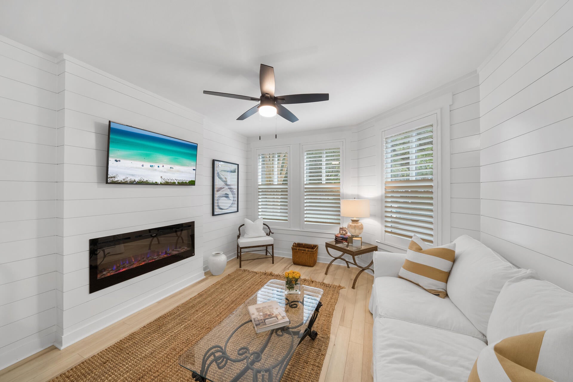 Set in the beautiful Bahia community within Sandestin Resort, this 1-bedroom, 1-bathroom, 795 sqft first-floor condo has been completely renovated with elegant, high-end finishes. With private walk-out access to the resort-style pool and miles of scenic walking paths, this residence offers a distinguished blend of privacy, comfort, and convenience. 

Designed for those who appreciate classic craftsmanship and luxurious touches, this home showcases a custom fireplace, shiplap walls, and a newly upgraded kitchen with stunning new countertops. The fully remodeled bathroom, along with new flooring, fresh paint, and brand-new appliances, enhances the home's elegant aesthetic, while the new A/C system and water heater provide modern efficiency.