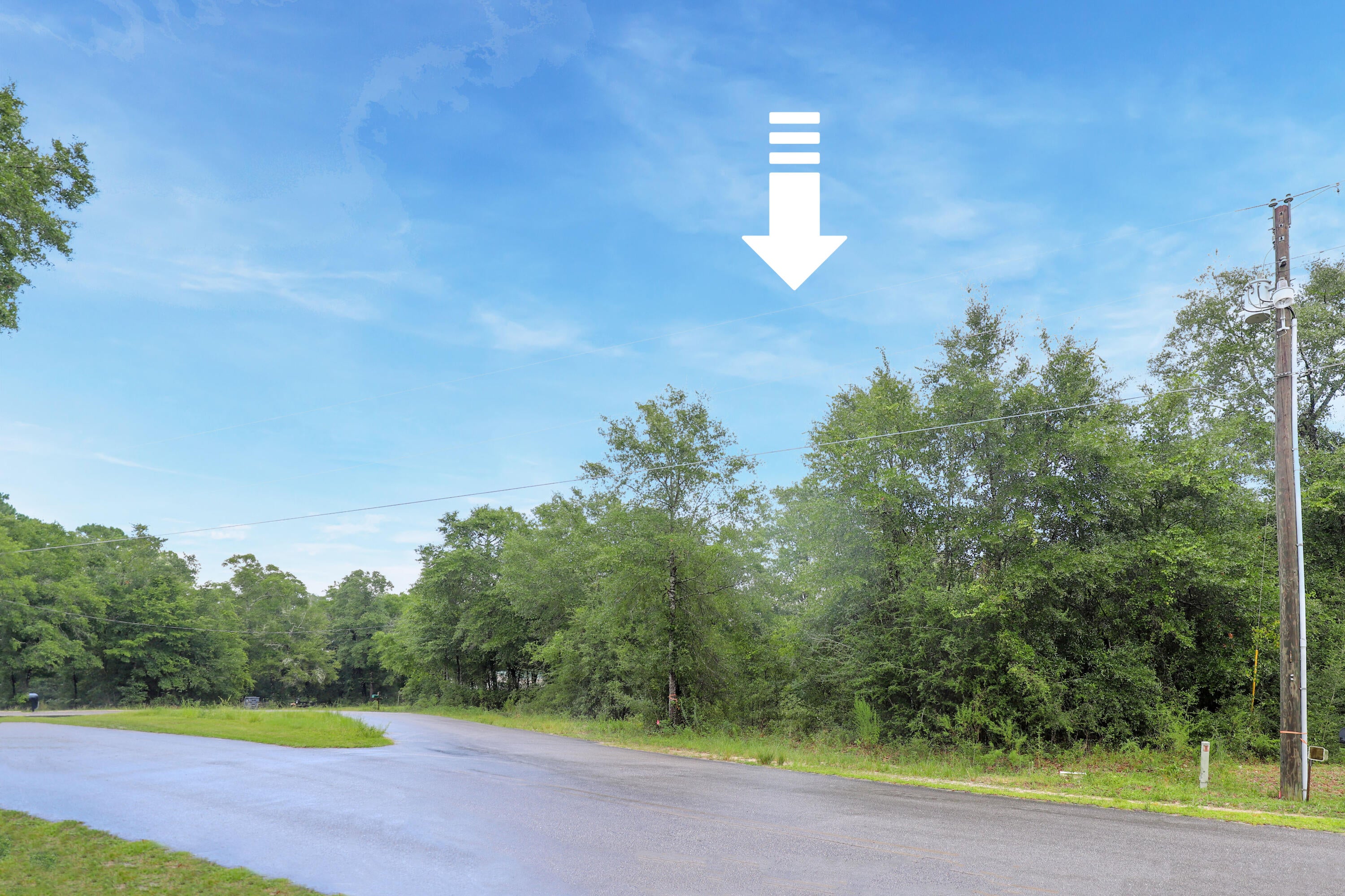 GREAT LOCATION with NO HOA! Build your getaway home or place a mobile home on this spacious 1.61-acre wooded lot, tucked away on a quiet cul-de-sac with easy access to major highways (331, I-10). Located just 0.35 miles from Highway 90 and less than 8 miles from grocery and hardware stores, schools, downtown DeFuniak Springs, and the beautiful historic Lake of DeFuniak.

Nature lovers will appreciate the convenient access to outdoor activities, including fishing, golfing, parks, and the beautiful beaches of the Emerald Coast. Popular destinations such as Niceville, Crestview, Destin, 30A/Seaside, and Panama City Beach are also within driving distance.

County-maintained paved road. Zoning: County - Rural Residential.

Utilities:
• Electricity: Available in the area
• Water: Public water available; tap fees apply
• Sewer: Septic system required
• Boundary survey available

Claim your piece of Florida land today!