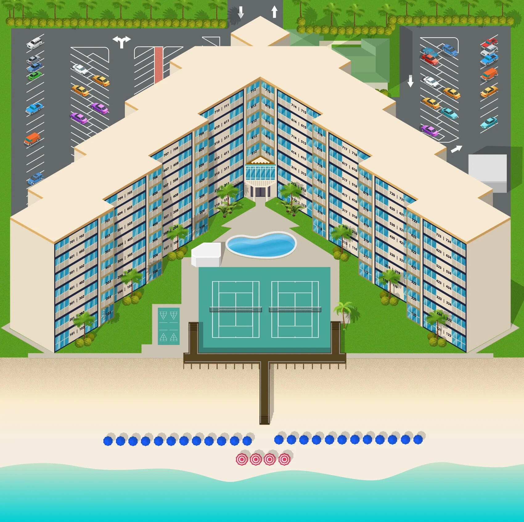 HOLIDAY SURF & RACQUET CLUB - Residential