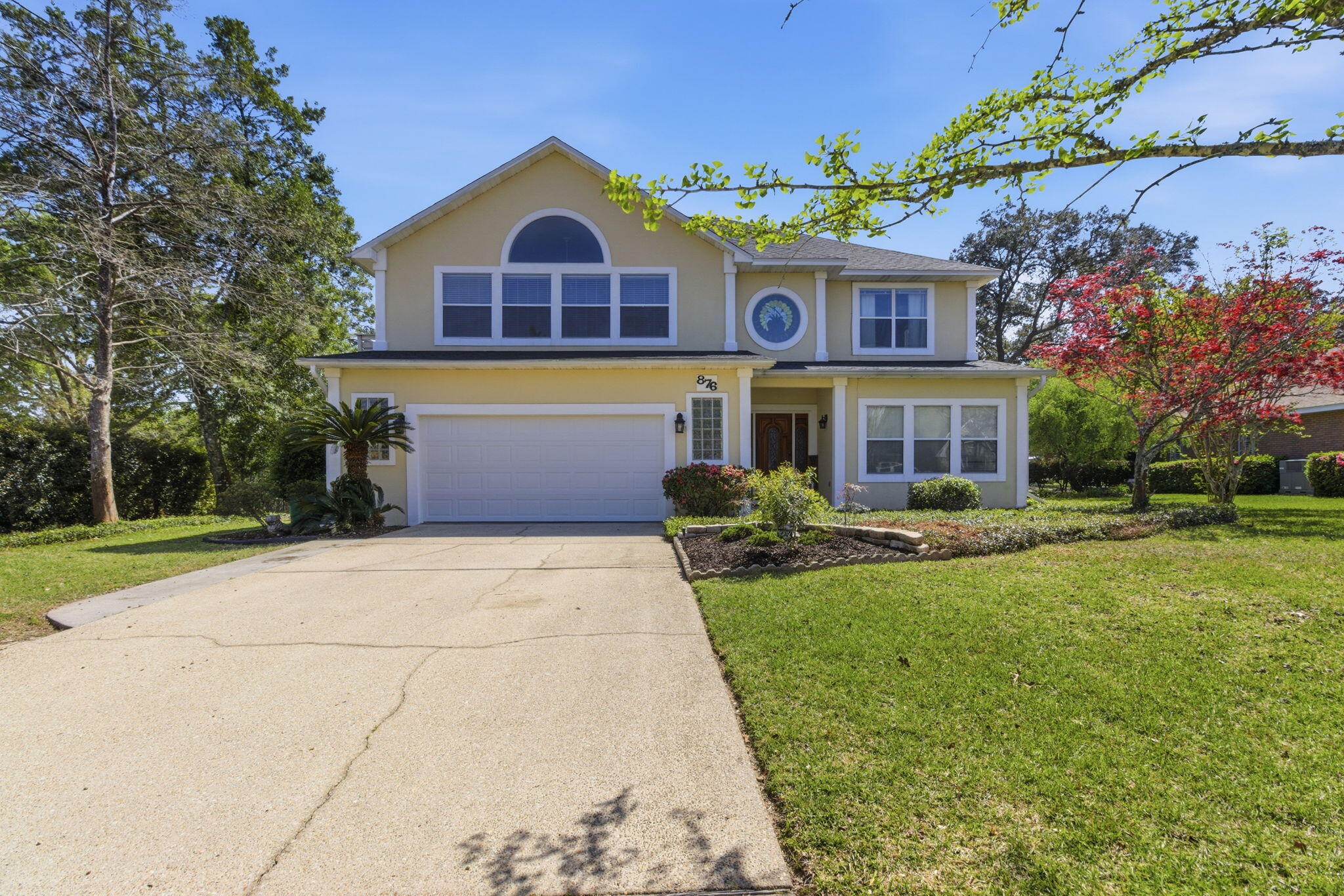 Motivated Seller, bring your offer!   Don't miss this incredible opportunity to own a beautifully updated home in the highly desirable community of Shalimar Pointe.  This stunning 4BR/2.5BA contemporary home, perfectly situated on the 17th hole of the prestigious Shalimar Pointe Golf Course.  This house is move-in-ready and has major recent updates, including a new roof (2022), HVAC (2020), and water heater (2020). Inside, a light-filled open floor plan welcomes you with fresh paint and a new garage door. In addition, there's new carpet in 2 bedrooms and the main entry stairs. The chef's kitchen is a true centerpiece, featuring a gas range, double ovens, new appliances, a new backsplash, and even a new sink--all accented by updated Italian and track lighting. Enjoy casual meals in the breakfast nook or host in the formal dining area. The spacious family room features a cozy gas fireplace (new logs 2019) and flows seamlessly toward your outdoor oasis. Fire up the included natural gas grill and enjoy golf course views from your open deck. Located just a short stroll from the clubhouse and tennis courts, and conveniently close to local military base.     The spacious family room features a cozy gas fireplace (new logs 2019) and flows seamlessly toward your outdoor oasis.  Fire up the included natural gas grill and enjoy golf course views from your open deck. Located just a short stroll from the clubhouse and tennis courts, and conveniently close to local military base.
