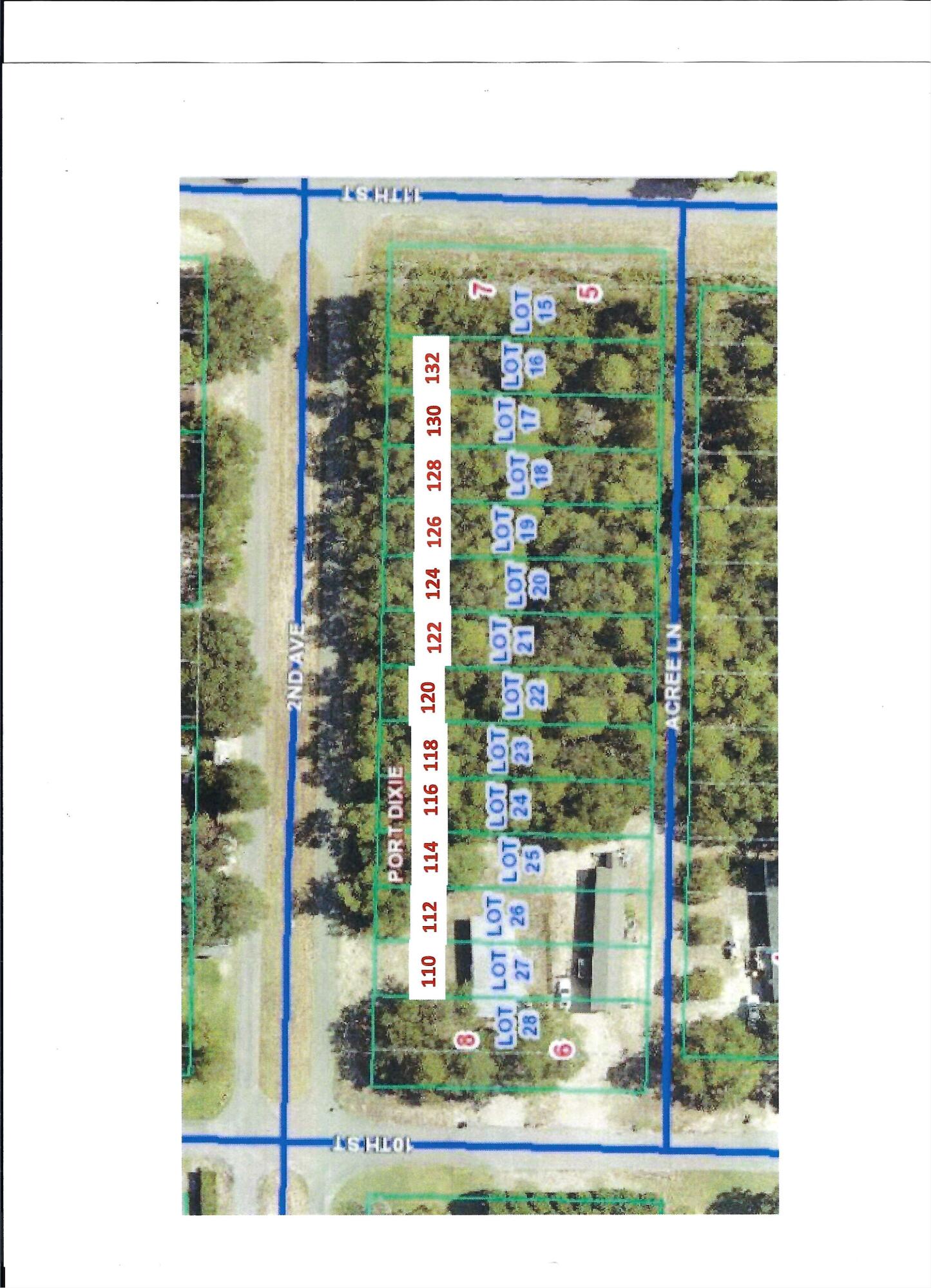 Recently developed residential lot available for sale, located along 10th Street. All lots are situated in Flood Zone X (no flood insurance required) and come with public water and sewer connections already in place. Water tap fees have been paid, saving future owners thousands in upfront costs.