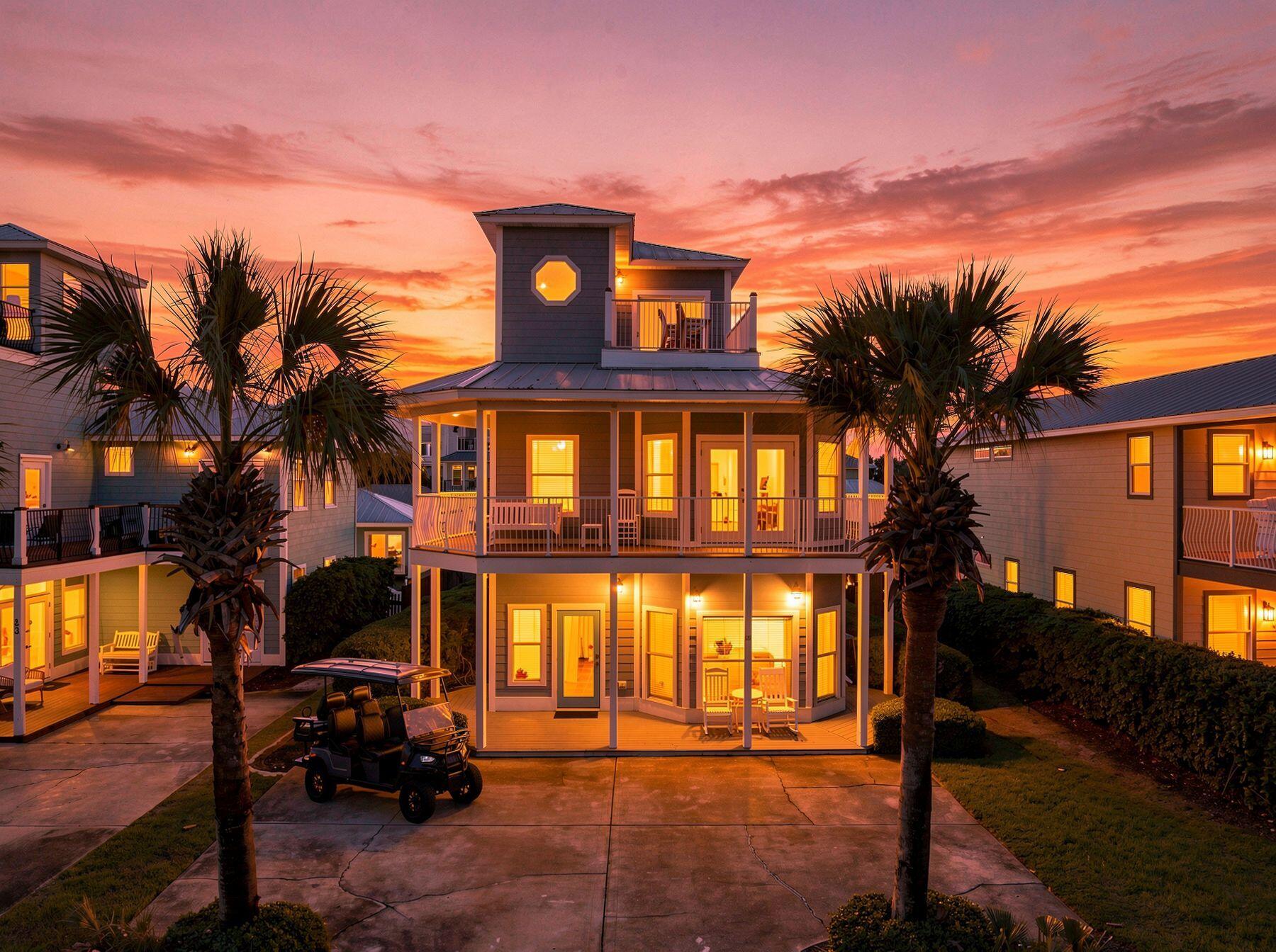 Just a short stroll from the sugar-white sand and emerald waters of the Gulf of Mexico, this three-story Crystal Beach home brings together the features that make Destin living so appealing: generous accommodations, a private heated pool, detached guest quarters and the freedom of ownership without HOA dues. 

Offering 2,874 square feet with five bedrooms and four full baths, the fully furnished residence is equally suited to memorable beach escapes, extended stays and continued use as a vacation rental. The thoughtfully arranged floor plan provides ample room for family and guests across three levels. The main residence features four bedrooms and three baths, with open living, dining, and kitchen spaces that create a comfortable central gathering place. Gulf views add a distinctly coastal backdrop, while multiple levels let larger groups spread out without sacrificing connection.

A detached guest house adds another dimension to the property, offering a private bedroom, full bath and kitchenette separate from the main residence. Ideal for extended family, guests or groups traveling together, this additional space provides privacy and flexibility that can be especially valuable in a vacation home.

Outdoors, the private in-ground heated pool serves as the centerpiece of the home's leisure space. An open patio provides room to relax between trips to the beach, dine outdoors or spend an afternoon poolside.

The expansive 50-by-150-foot homesite also offers four driveway parking spaces, providing convenient accommodations for owners and guests.

Known to vacation guests as Crystal Pearl, the property has established a strong presence on VRBO, with 99 percent of guests awarding it a five-star rating. Its location places the beach within an approximately three- to five-minute walk while Henderson Beach State Park, shopping, dining and entertainment are all conveniently nearby.

Fully furnished and positioned for continued vacation rental use, the home offers an appealing opportunity for buyers seeking both personal enjoyment and investment potential. With five bedrooms, separate guest accommodations, a private heated pool, gulf views, no HOA dues and the beach just moments away, this Crystal Beach property captures the flexibility and ease of a well-appointed Destin coastal retreat.