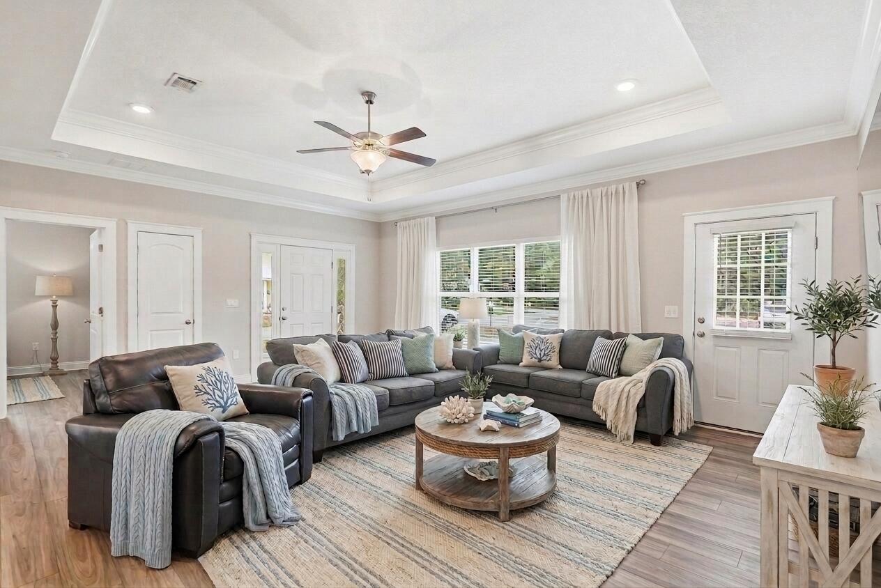 WHAT A DEAL!!! 4-bedroom, 4-bath under $800K in Blue Mountain Beach!!!
Great investment opportunity in South Santa Rosa Beach, features ensuite bathrooms in every bedroom & built for maximum rental performance. Furnished, 2022 built beach home in Ventana Dunes offers one of the most desirable layouts for short-term rentals w/ all 4 spacious bedrooms featuring private bathrooms, ideal for hosting multiple families & maximizing occupancy. Designed w/ both durability & guest comfort in mind, the home includes a metal roof, hardie board siding & vinyl plank flooring throughout for low-maintenance ownership.
-4 bedrooms | 4 full baths (all ensuite) 
-Furnished
-New quartz countertops, sinks & faucets being installed
-Open-concept living designed for group stays
-Primary suite w/ double vanities soaking tub, walk-in shower & dual closets
-Screened-in patio with private, wooded backdrop
-Unbuildable lot next door adds rare privacy
-Community Pool
-Low HOA
Located in the highly sought-after Blue Mountain Beach area, this property offers unbeatable proximity to 30A's beaches, dining, and attractions--key drivers of consistent rental demand.
Guests will love the convenience:
~2 minutes to The Village (dining, ice cream, services)
~3 minutes to beach access & popular local hotspots
-Easy connection to biking/walking trails and beach access points
Ventana Dunes residents enjoy a community pool and direct access to trail systems, enhancing guest experience and repeat bookings.
Whether you're expanding your portfolio or securing a high-demand vacation rental, this property checks all the boxes for income potential, location, and layout.
Investor-ready and aggressively priced--opportunities like this in South Santa Rosa Beach are rare. Schedule your showing today!