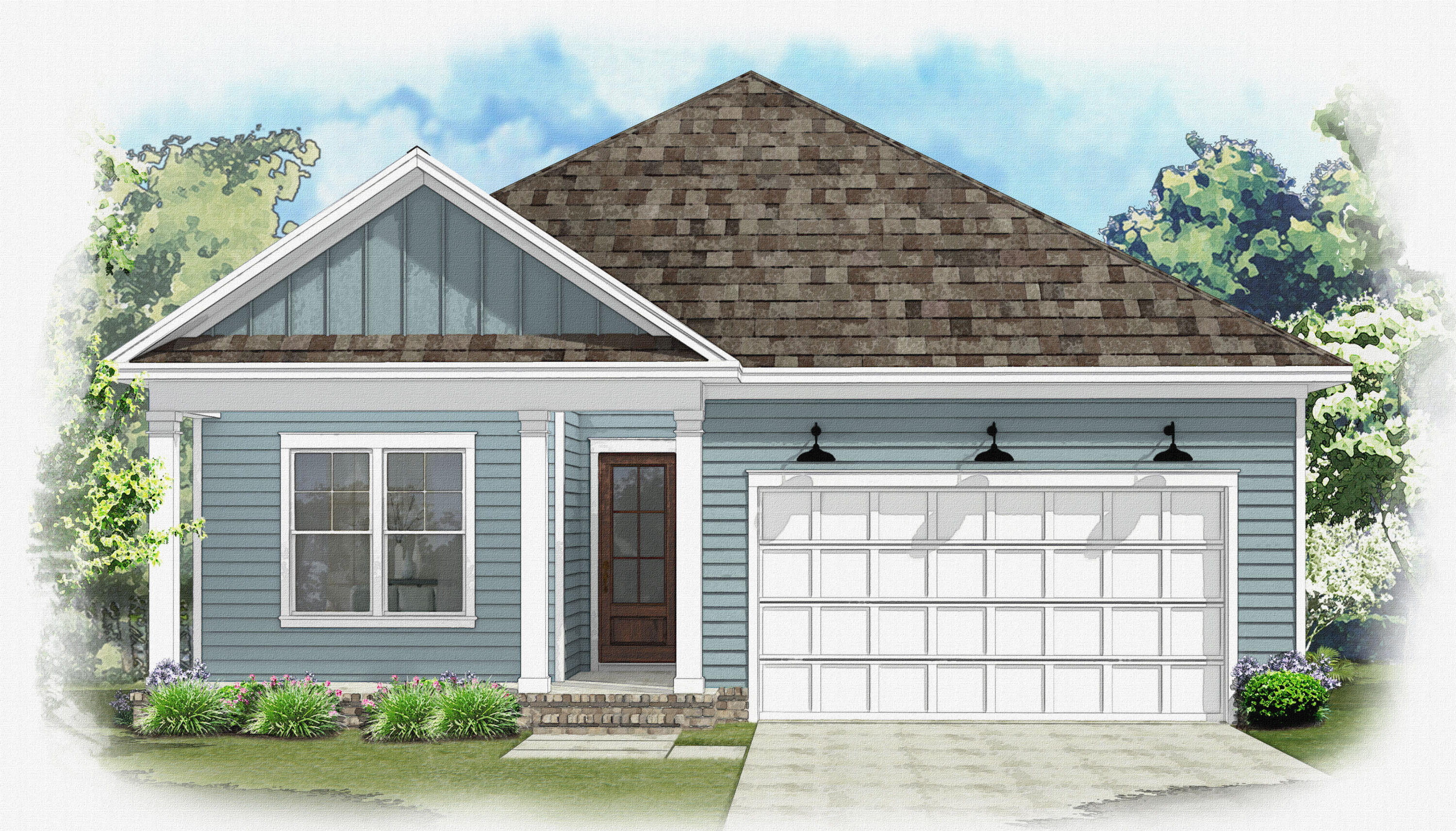 Estimated Completion October 2026! Seller is offering 1% of total purchase price toward closing costs, $10,000.00 'anywhere money' and an additional $2,000.00 if using the seller's preferred lender.  Welcome home to this beautifully crafted new construction home, the Dogwood C Plan, offering 4 bedrooms, 2 bathrooms, and approximately 2,000 square feet of thoughtfully designed, single-story living.  This home perfectly blends timeless style with modern functionality.

Step inside to find elegant crown molding featured in the living room, dining room, kitchen, foyer, first hallway, and the spacious primary bedroom, adding a refined touch throughout the main living areas. The open-concept floor plan creates a seamless flow, ideal for both everyday living and entertaining. The kitchen is a true showstopper, complete with stainless steel appliances, white shaker cabinets with soft-close drawers, and stunning Michelangelo quartz countertops. A white apron-front sink and classic white subway herringbone tile backsplash bring both charm and sophistication to the space.

Custom shelving in both the pantry and the primary closet adds convenience and organization, elevating everyday living. The bathrooms and laundry room also feature matching Michelangelo quartz countertops, providing a cohesive and upscale feel throughout the home.

Durable and stylish LVP flooring in the Hyde Haven finish runs throughout all main areas, with tile in the wet areas for added practicality and design appeal.

This home offers the perfect combination of quality craftsmanship, modern finishes, and comfortable living--all in a desirable single-level layout. Don't miss your opportunity to own this exceptional new home upon its completion this October!