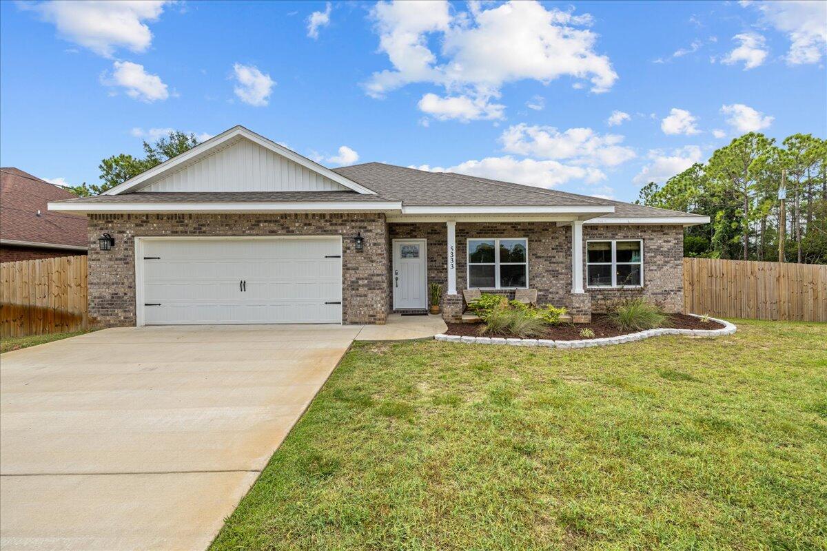 **Available 28 AUGUST**

Pets will considered with owner approval.
New, Modern Home! Weekly lawn maintenance is available for an additional $340 fee.
This quality constructed 4 bedroom, 3 bath home features a beautifully designed floor plan with a spacious layout and 9' ceilings. The open plan consists of a large kitchen with island and breakfast bar overlooking the great room. The perfectly situated kitchen includes modern cabinetry with soft close feature, granite counter tops, and built in pantry. Gorgeous LVP flooring throughout. Yard is fully fenced.

Obligo: ***Cut the Upfront Costs -- Move In Without a Security Deposit!***
We've partnered with Obligo to help qualified renters save money when it matters most.

**Carpet cleaning & Admin Fee charged (if applicable)**
 ***Approval is based on several factors as follows***
- Rental History and Verification
- Employment History and Verification
- Credit History
- Criminal Background & Terrorist Database Check

Tenant to verify all data. Please contact Sound Choice Real Estate to schedule a showing- 850-389-8533