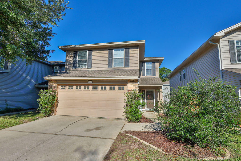 Turnkey Living in the Heart of Shalimar!
This very well maintained 3-bed, 2.5-bath two-story home is nestled on a quiet street in a beloved neighborhood of Shalimar with little through traffic making it great for families with children and it's move-in ready from day one. The charming covered front entry welcomes you into a bright, open floor plan where the spacious great room flows into a beautifully kitchen featuring granite countertops, a breakfast bar, and stainless-steel appliances. The indoor laundry room off the kitchen has a generous pantry and leads to the large 2 car garage with automatic opener making everyday living as easy as it gets. The tile flooring throughout the downstairs makes for a flow and spacious feel through the rooms. There is a convenient half bath downstairs off the family room and upstairs, the primary suite offers a true retreat with double vanity sinks, a garden tub, and a huge walk-in closet. Two additional bedrooms, a Jack-and-Jill bath, a versatile loft space, and smart under-stair storage round out a home that truly lives larger than it looks. Outside you will find your own private backyard oasis with a Forever Lawn turf upgrade with select natural grass patches on either side for pets, a covered patio structure perfect for entertaining, and a fully fenced yard. The backyard is as beautiful as it is low maintenance and ready for a family. Spend your weekends relaxing instead of mowing. Sugar Plum Lane is a warm, welcoming community with a wonderful mix of neighbors, and the location could not be more convenient, just minutes from the base, beaches, restaurants, shopping, and worship centers. Home is well-loved and move-in ready and won't last so don't wait to schedule your showing today!