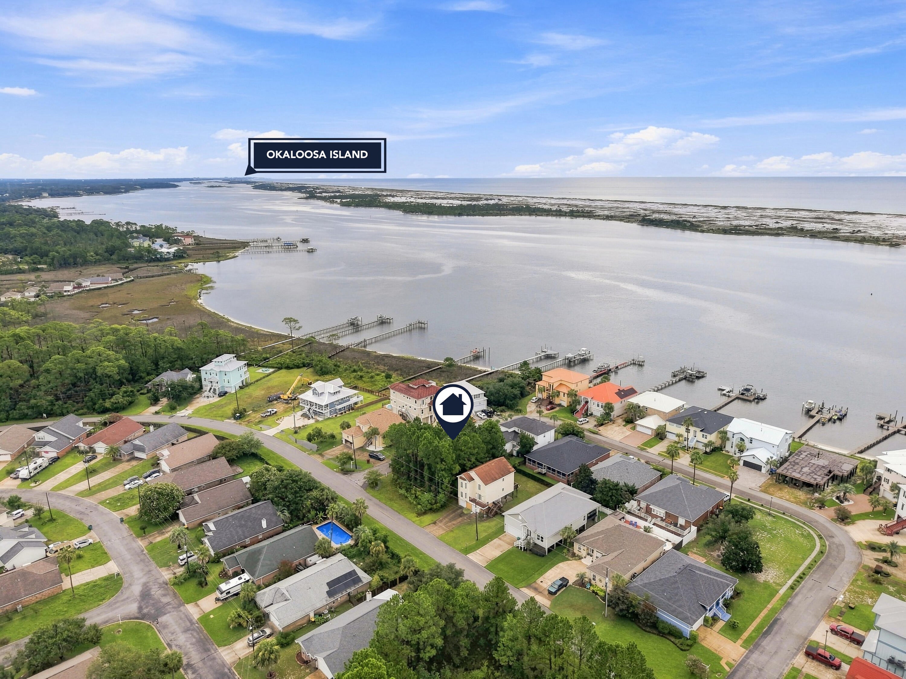 Your opportunity to build in Sparkling Waters at Parish Point, a waterfront community in Mary Esther is available! This corner lot offers deeded access to the community dock and the potential for beautiful views of the Santa Rosa Sound once a home is built.

With the right floor plan and elevation, imagine enjoying Sound views from your upper level, while still having the convenience of being tucked into an established neighborhood. A survey and elevation certificate are already available, taking some of the guesswork out of planning your new home.

Annual HOA dues are $600 and include access to the community dock. Sparkling Waters is conveniently located near Hurlburt Field, Fort Walton Beach, Navarre, shopping, dining, boating, and the beaches of the Emerald Coast.

If you have been looking for a homesite where you can build what you want and still have easy access to the water, this one is worth a look.