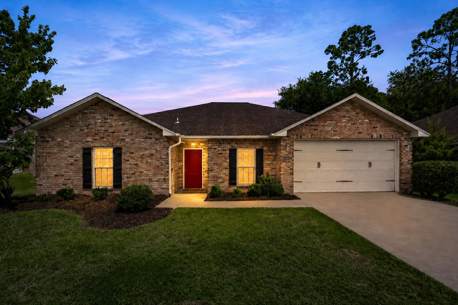 Beautifully designed and thoughtfully appointed, this 4-bedroom, 3-bath home offers an inviting layout with quality finishes throughout. The kitchen features granite countertops, stainless steel appliances, a decorative backsplash, and a large movable island that adds both functionality and versatility for entertaining. The primary suite provides a relaxing retreat with a spacious walk-in closet, while the ensuite bath boasts a generous walk-in shower and soaking tub. Additional highlights include 9-foot ceilings and porcelain tile in the wet areas. Situated south of I-10, this home also offers a spacious backyard with plenty of room to enjoy outdoor living, entertaining, or play. Schedule your private showing today!