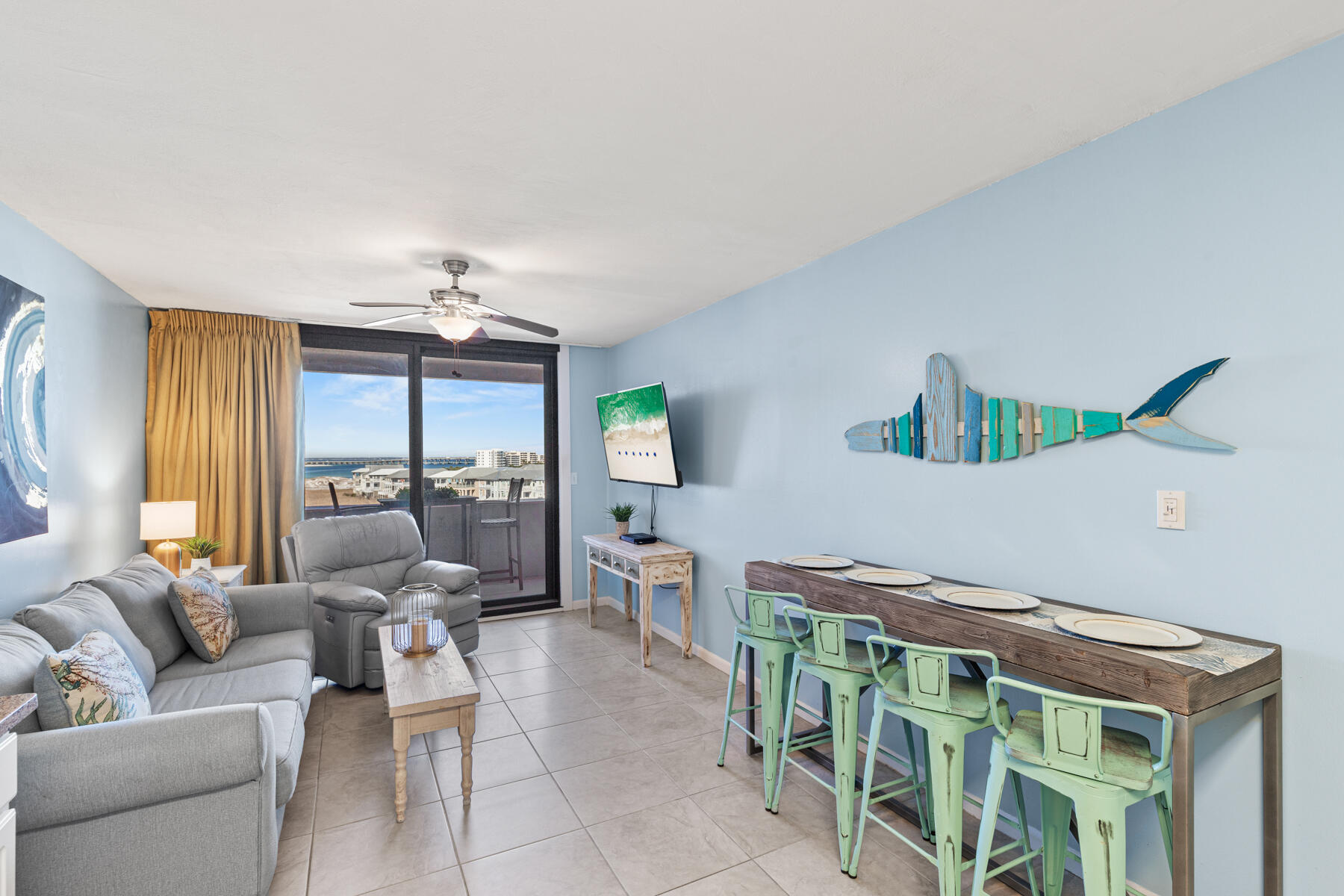 Your Gulf-front Oasis Awaits! Experience the ultimate Destin lifestyle in this stunning 1 bedroom condo at the newly refreshed Jetty East! This isn't just a place to call home; it's a front row seat to some of the best views in Florida. From your balcony, soak in the vibrant sights of the Destin Harbor, East Pass, and the magic of seasonal fireworks lighting up the night sky. Jetty East has been meticulously updated with recent building-wide renovations to include a new building roof, Pavillion roof, cooling tower, paint job, common area updates, corridor skylights, elevators, exterior windows and doors, and much more. Situated on one of Destin's Largest private beaches, Unit 518A has a newer AC unit with a built-in dehumidifier for year round comfort. Resort-like amenities include a beachside pool/hot tub/sun deck, tennis, basketball, pickleball, shuffleboard, huge shaded cook-out pavillion with BBQ Grills and seasonal live entertainment, brand new outdoor furniture, guarded/gated/covered parking, and 3 separate beach boardwalks. Located near the end of Holiday Isle, Jetty East is less than 1/4 mile from the iconic East Jetty and just minutes from all that Destin has to offer! Don't let this one slip away - schedule your private showing today!