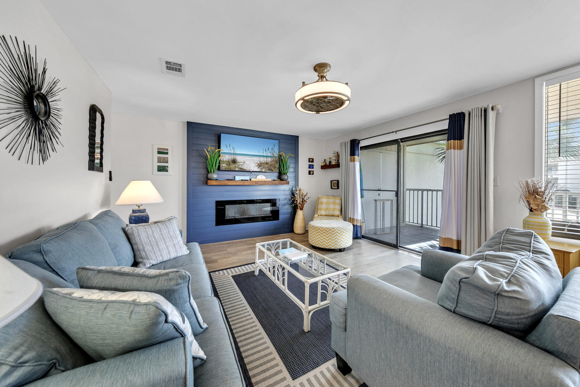 Silver Dunes is a gated, low-density, Gulf front resort with 343' of private deeded beach in the heart of Destin. Amenities include a beachside pool (heated in winter), tennis courts, shuffleboard, pickleball, basketball, game room, fitness room, a grass courtyard with BBQ grills & seasonal beach restaurant. 203D is a 2br/2ba condo with large patio. Recent updates include: New HVAC, HWH, fridge, range, microwave, washer/dryer, lighting, paint, flooring, bathrooms, shiplap, & smooth ceilings!  Offered furnished, excluding patio furniture and list of personal items. Silver Dunes does not allow pets. HOA includes all utilities except Electricity which avg $150/mo in the summer months and $35/mo in winter.