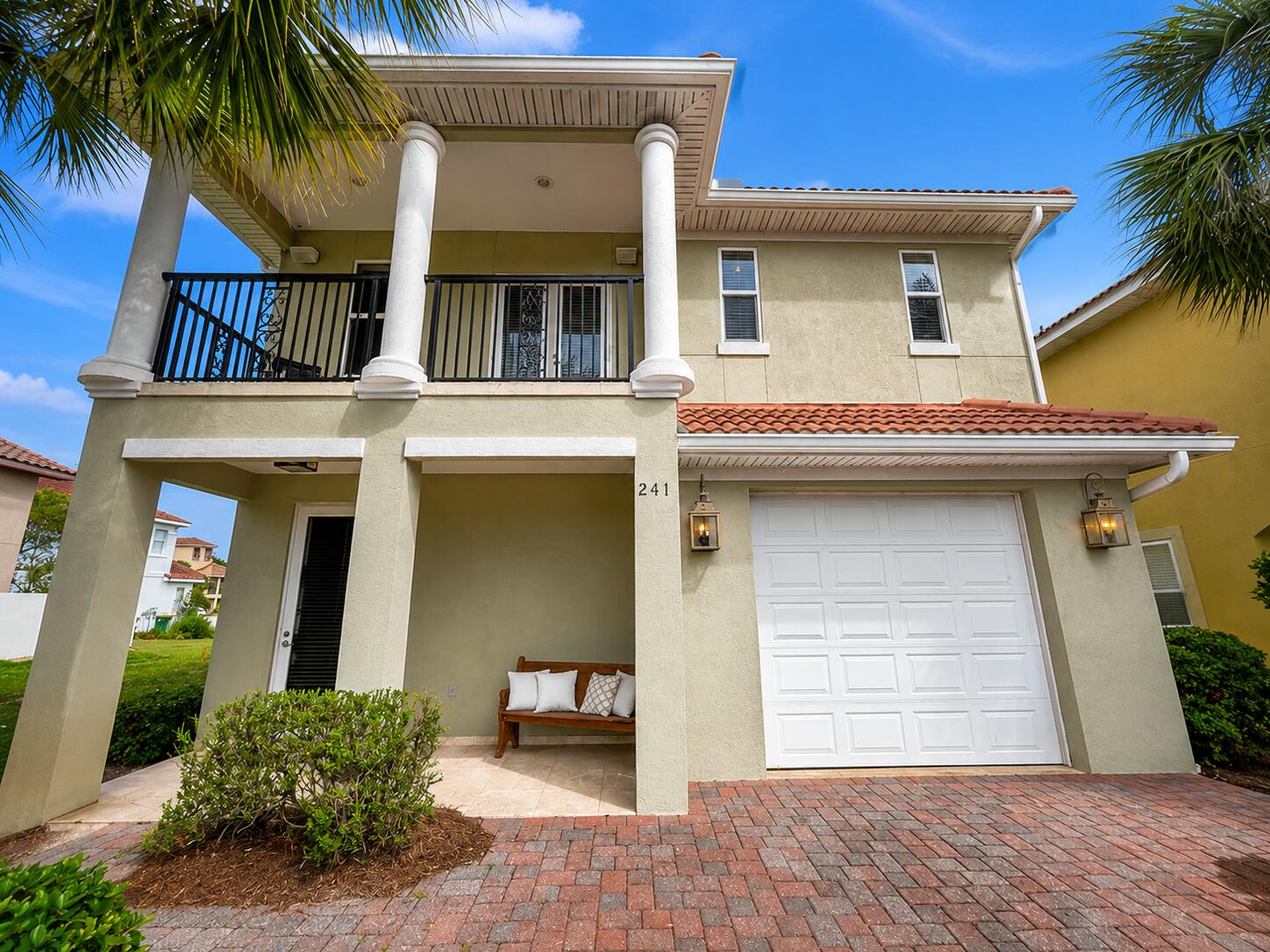 ***Move-In Special - $1000.00 off the first month's rent for lease start date by the 1st of August.***

Experience elevated coastal living in this exquisite Mediterranean-style residence located within the highly sought-after gated community of Calusa Bay in Destin. Perfectly positioned just moments from the area's famous sugar-white beaches and emerald Gulf waters, this luxurious 3-bedroom, 3.5-bath home offers the ideal blend of elegance, comfort, and convenience.

Beautifully designed with timeless finishes and thoughtful details throughout, the home welcomes you with soaring ceilings, crown molding, travertine flooring, and a spacious open-concept layout perfect for both relaxing and entertaining. The gourmet kitchen is a true centerpiece, featuring custom cabinetry, granite countertops, stainless steel appliances, and generous prep and storage space that seamlessly connects to the expansive living and dining areas.

Upstairs, the stunning primary suite serves as a private retreat complete with its own balcony overlooking the beautifully maintained community surroundings. The spa-inspired ensuite bathroom offers dual vanities, a spacious walk-in shower, and refined finishes throughout. The additional guest bedrooms are thoughtfully designed for privacy and comfort, including one bedroom with its own private ensuite bath, while the third bedroom enjoys access to a full guest bathroom. Residents of Calusa Bay enjoy resort-style amenities including a sparkling community pool and beautifully landscaped grounds, creating a peaceful and upscale atmosphere just minutes from shopping, dining, entertainment, and Destin's world-renowned beaches.

Well-behaved pets may be considered with prior owner approval, a non-refundable pet fee, and monthly pet rent. Smoking and vaping are not permitted inside the home.

This exceptional property offers the perfect opportunity to enjoy the luxury and tranquility of the Emerald Coast lifestyle -- where every day feels like a vacation. Welcome home.