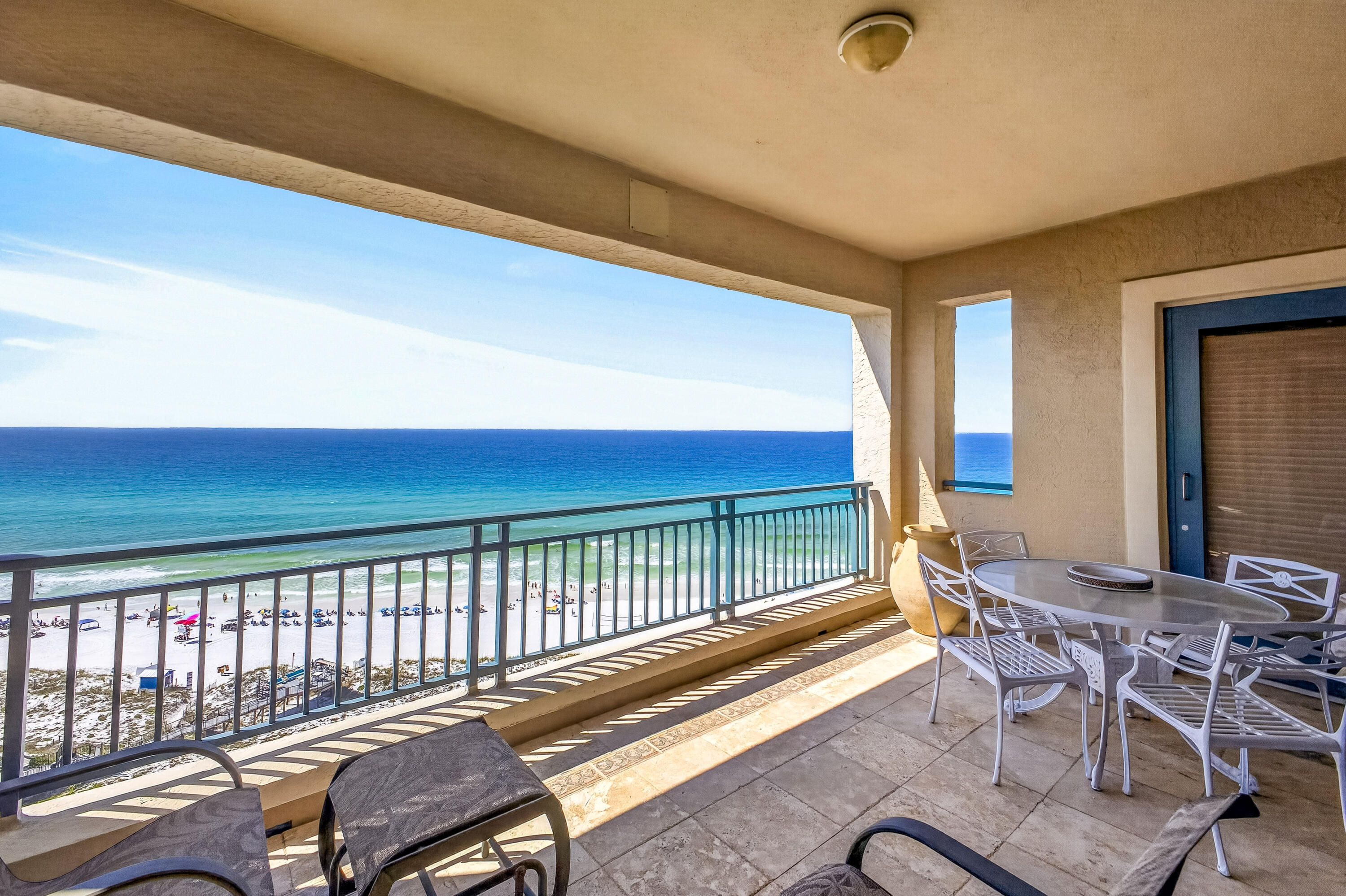 Experience elevated coastal living from the 13th floor of this stunning beachfront resort residence, where sweeping Gulf views and sugar-white sands create the ultimate backdrop for your private paradise. This highly sought-after Villa H floor plan is one of the most desirable layouts in the building, featuring all three bedrooms positioned directly on the Gulf side to maximize breathtaking water views and natural light throughout.

Inside, tile flooring flows seamlessly throughout the residence, while each spacious bedroom offers the comfort and privacy of its own ensuite bath. The kitchen is both stylish and functional, highlighted by a unique curved breakfast bar, stainless steel appliances, and a built-in ice maker--perfect for effortless entertaining after a day at the beach.

The Gulf-front primary suite is a true retreat, complete with oversized sliding glass doors that invite in the coastal breeze, an expansive walk-in closet, and a spa-style bath featuring a soaking tub and walk-in shower, both thoughtfully designed to capture the incredible views. Additional updates include a 2019 water heater with Halo system and HVAC replaced in 2010.

Southwinds' premier beachfront address is perfect for those seeking a second home or permanent residence on the most beautiful beaches. Enjoy private beach umbrellas and beach service with ownership at Southwinds. This gated, Gulf-front community is rental restricted. As an introduction to the Sandestin lifestyle, we invite our new owners to explore amenities that make Sandestin special. The listing brokerage and seller(s) are presenting the buyer(s) of this property with (2) 90-minute rounds of Tennis court time, a golf foursome at one of our three championship courses, and a round of golf for up to four (4) players at the unrivaled Burnt Pine Golf Club.

Sandestin Golf and Beach Resort features more than seven miles of beaches and pristine bay front, four championship golf courses, 15 world-class tennis courts, a 226-slip marina, a fitness center, spa and celebrity chef dining. Shop, dine and play at the charming pedestrian village, The Village of Baytowne Wharf and more. Inside the gates of the resort, residents enjoy a balanced lifestyle of high-class living, spanning the 2,400 acres from the beach to the bay. Everything within the gates of the resort is accessible by golf cart or bicycle. The entire resort is interconnected by miles of pedestrian, bike and golf cart paths that weave through groves of live oaks, meandering past natural lagoons, fountains, man-made lakes, and meticulously landscaped fairways.