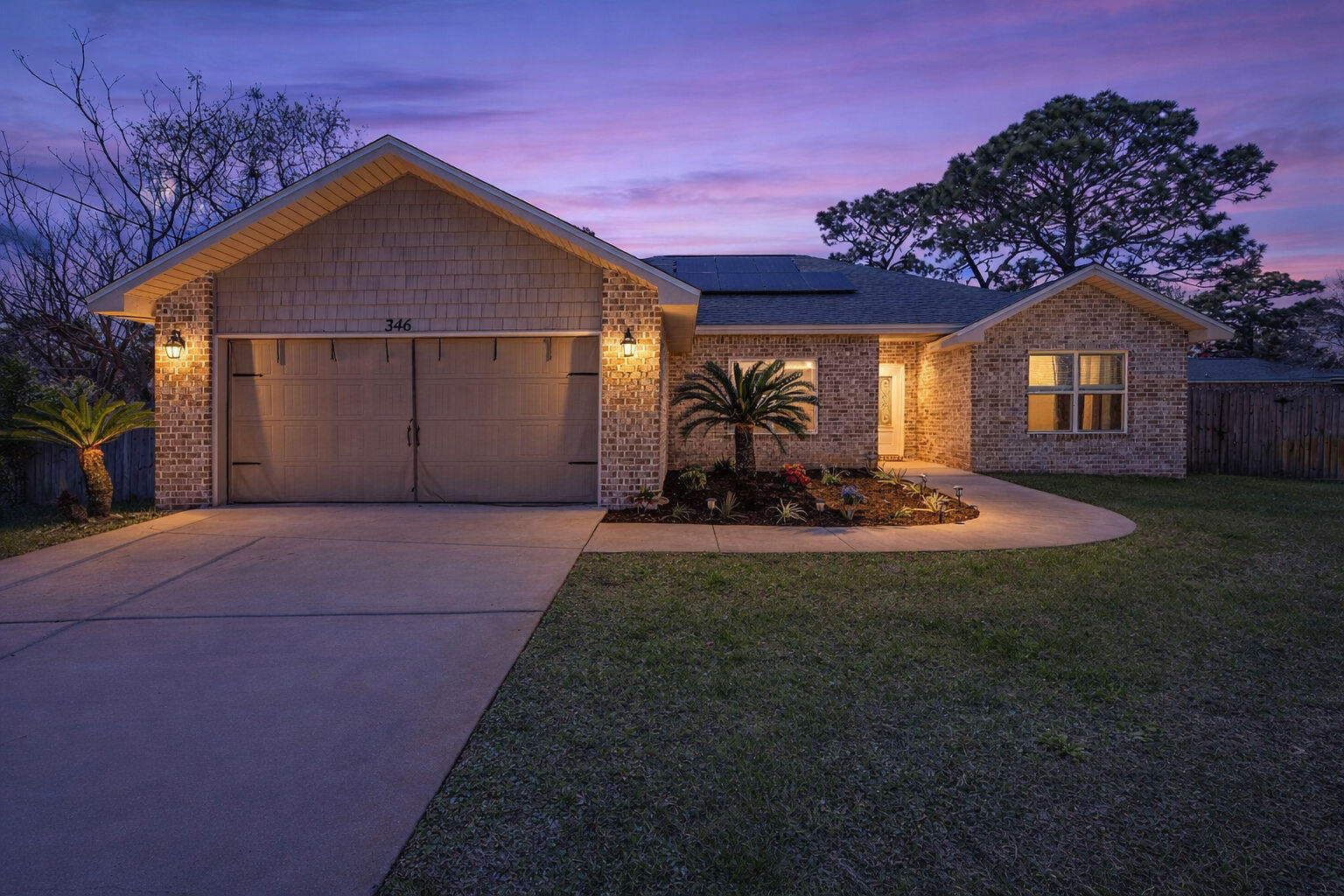 Tucked away on a quiet cul-de-sac in Mary Esther, this beautifully maintained one-owner home (built in 2020) offers the perfect blend of privacy, comfort, and convenience. A charming brick exterior and extended driveway create great curb appeal, while the spacious fenced backyard and covered porch provide the ideal setting for relaxing evenings or weekend gatherings.

Inside, you'll find well-cared-for living spaces with thoughtful features throughout, reflecting the pride of ownership from the original owner. The large backyard offers plenty of room to enjoy outdoor living while maintaining privacy. Solar panels to be paid in full at closing with an acceptable offer.

Conveniently located just minutes from Hurlburt Field, Eglin Air Force Base and the sugar-white beaches of the Emerald  Coast, this home combines comfortable living with easy access to work, recreation, and everything the Gulf Coast has to offer.