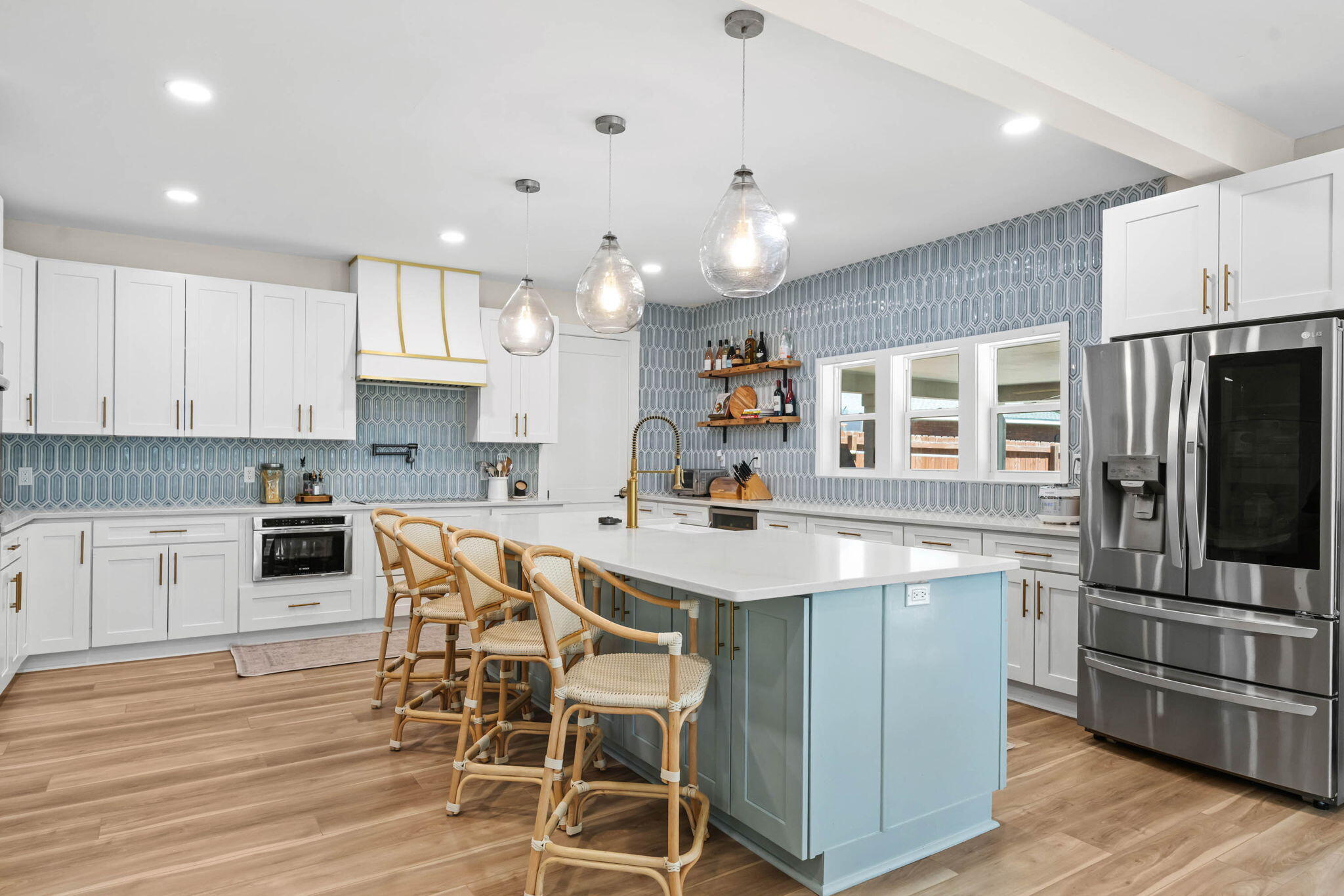 Tucked away at the end of an Indian Bayou cul-de-sac, this home features a $200,000 transformation on a massive, manicured lot. The interior shines with a two-story vaulted family room, new LVP flooring throughout, and a reimagined chef's kitchen boasting a massive island, wine fridge, and custom hood vent. A main-level owner's suite and guest wing offer flexibility, while the expanded second floor includes a second primary-style suite and two more bedrooms. 

Outside, your private sanctuary awaits with an oversized fenced yard, extended pavers, and a heated pool with a waterfall and custom lighting. Everything you need in a home and still so close to the beach! Your quiet corner of Destin is waiting. Don't just dream about the Indian Bayou lifestyle--come live it.