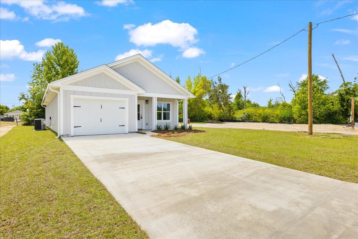 Welcome home to this beautiful new construction, never lived in and ready for you to make it your own! 
 
This charming 3 bedroom, 2 bath home with a 1 car garage is perfect for first-time buyers looking for comfort, style, and low maintenance living.

The exterior features durable Hardie siding, giving you peace of mind and easy upkeep. Inside, you'll love the thoughtful upgrades, including sound-dampening insulation in all interior walls for a quieter, more relaxing space.

The living room is a true standout, featuring a stunning cathedral ceiling with exposed wood beams that adds warmth and character while making the space feel open and inviting. 

The kitchen offers quartz countertops, stainless steel appliances, and a spacious pantry conveniently located just off the hallway, perfect for everyday living. There is also an option to have an Island not shown in photos at no additional cost.

The primary suite includes a large walk-in closet and a double vanity in the bathroom, giving you plenty of room to get ready and stay organized.

With modern finishes, smart design, and move-in ready convenience, this home is an ideal place to start your homeownership journey. 

Come see it today!