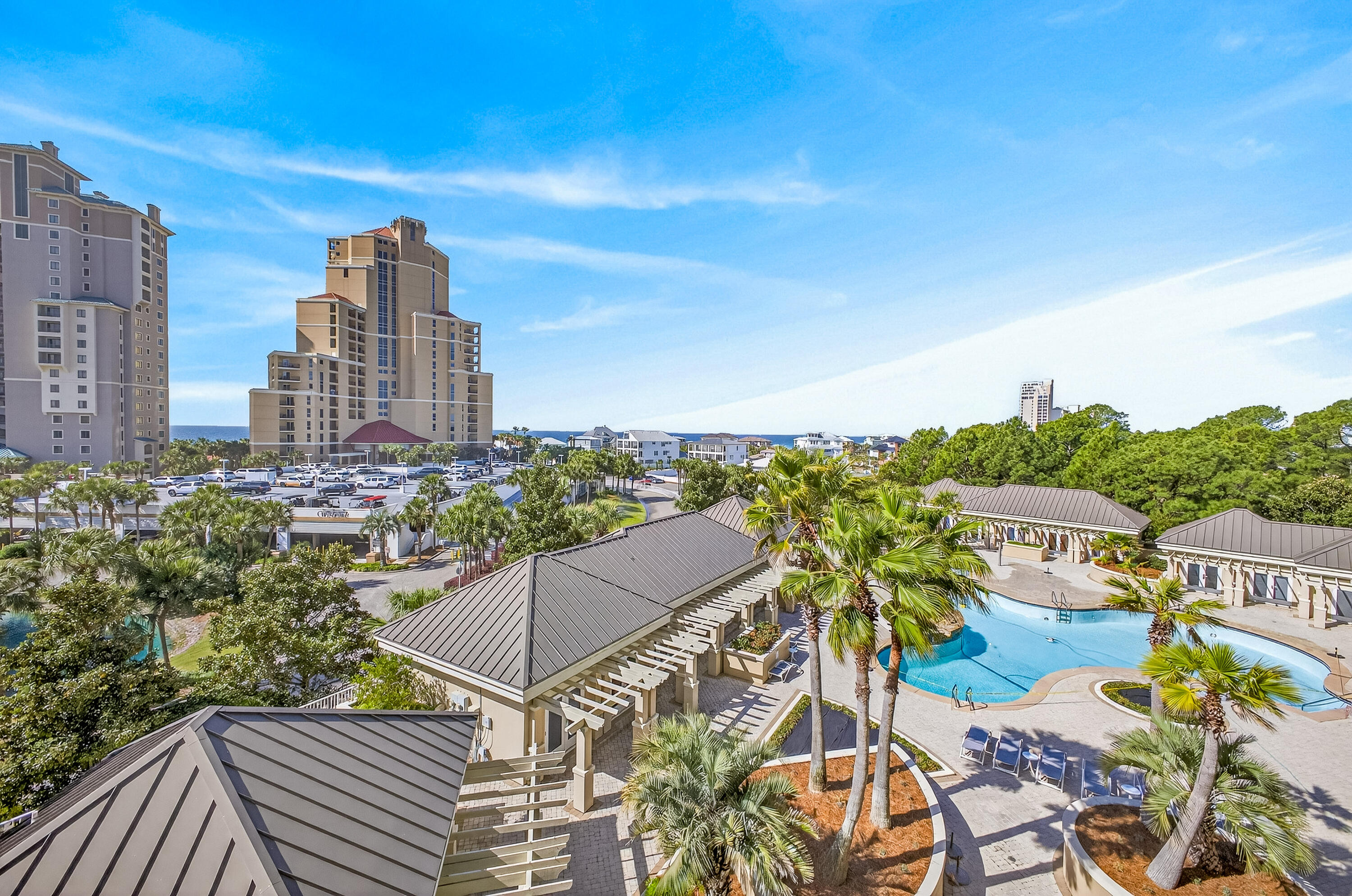 Positioned within the exclusive One Beach Club Drive community, this beautifully proportioned three-bedroom, three-bath residence offers refined coastal living inside the coveted Sandestin Golf and Beach Resort in Miramar Beach. Ideal for those looking to add their own design touches, the home features a thoughtfully designed layout that begins with an expansive dining space and flows into a light-filled living area showcasing breathtaking Gulf views. Walls of windows invite in abundant natural light, highlighting the warm wood flooring and enhancing the open feel of the main living spaces. The kitchen is well-appointed with granite countertops, black appliances, and a convenient breakfast bar--perfect for easy mornings before a day spent at the beach or on the golf course. Step outside to the spacious balcony, an ideal setting to unwind in the evenings while enjoying sunset views over the water. Each bedroom offers its own bath along with stunning Gulf views, creating a comfortable and private retreat for both owners and guests. The primary suite is especially inviting, featuring a spa-inspired bath with a whirlpool tub and separate walk-in shower. Residents enjoy access to a collection of private amenities, including a resort-style pool, a fully equipped fitness center, and exclusive tennis and pickleball courts. Additional gathering spaces such as media and game rooms provide opportunities for entertainment and relaxation. This residence also includes assigned underground parking, a designated golf cart space (available for purchase), secure storage, and hurricane shutters. Electric vehicle charging stations are available, and a recently added dog run enhances the appeal for pet owners. Ownership comes with membership to the newly renovated private Sandestin Beach Club. With short-term rentals not permitted, the community offers a more serene, residential setting. 

As an introduction to the Sandestin lifestyle, we invite our new owners to explore amenities that make Sandestin special. The listing brokerage and seller(s) are presenting the buyer(s) of this property with (2) 90-minute rounds of Tennis court time, a golf foursome at one of our three championship courses, and a round of golf for up to four (4) players at the unrivaled Burnt Pine Golf Club.

Sandestin Golf and Beach Resort feature more than seven miles of beaches and pristine bay front, four championship golf courses, 15 world-class tennis courts, a 226-slip marina, a fitness center, spa and celebrity chef dining. Shop, dine and play at the charming pedestrian village, The Village of Baytowne Wharf and more. Inside the gates of the resort, residents enjoy a balanced lifestyle of high-class living, spanning the 2,400 acres from the beach to the bay. Everything within the gates of the resort is accessible by golf cart or bicycle. The entire resort is interconnected by miles of pedestrian, bike and golf cart paths that weave through groves of live oaks, meandering past natural lagoons, fountains, man-made lakes, and meticulously landscaped fairways.