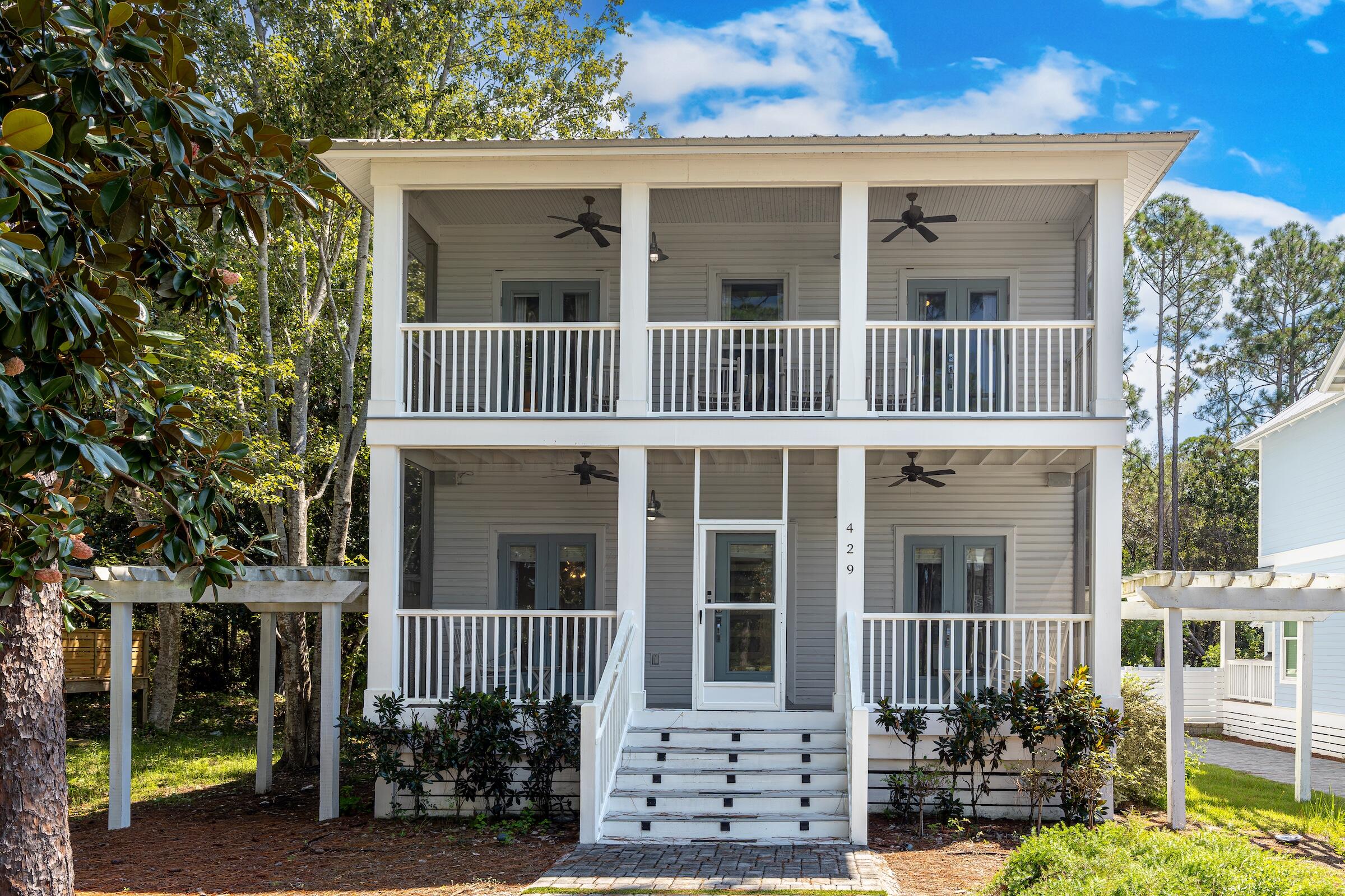 Welcome to your Seagrove Beach escape! Tucked behind lush landscaping on a quiet street in the heart of Gulf Shore Manor's deeded Public Beach Access on 30A, this 4-bedroom, 3-bath beach house offers the perfect blend of coastal comfort.  Step into the private backyard  featuring a heated gunite pool.
Just a short bike ride, golf cart ride or walk to the Seagrove Beach's sugar-white sand, Emerald Gulf waters, restaurants, shopping, and everything that makes 30A one of the area's most sought-after vacation destinations. With $75K+ in rental revenue as of July 5th 2026 ,this is an opportunity to acquire an established investment property with no HOA fees. Bring your investment strategy .