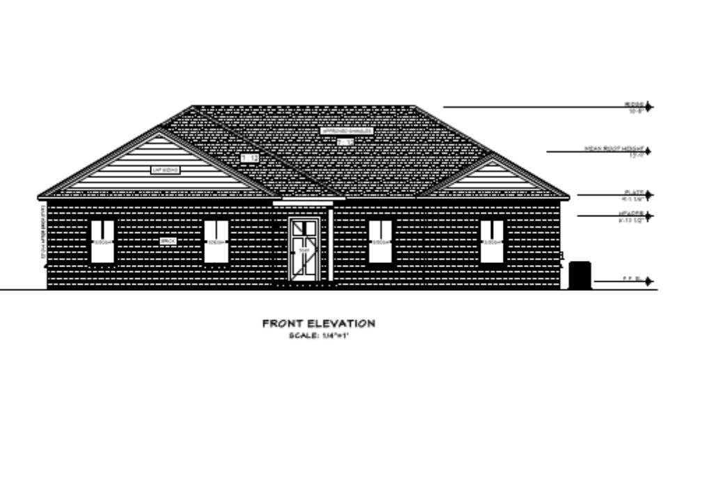 Presale. 3bd/2ba PLUS an office. Courtyard entry garage. Custom cabinetry throughout, all quartz/granite countertops. LVP flooring throughout. Brick home with Hardie gables. Large half acre lot, no HOA.