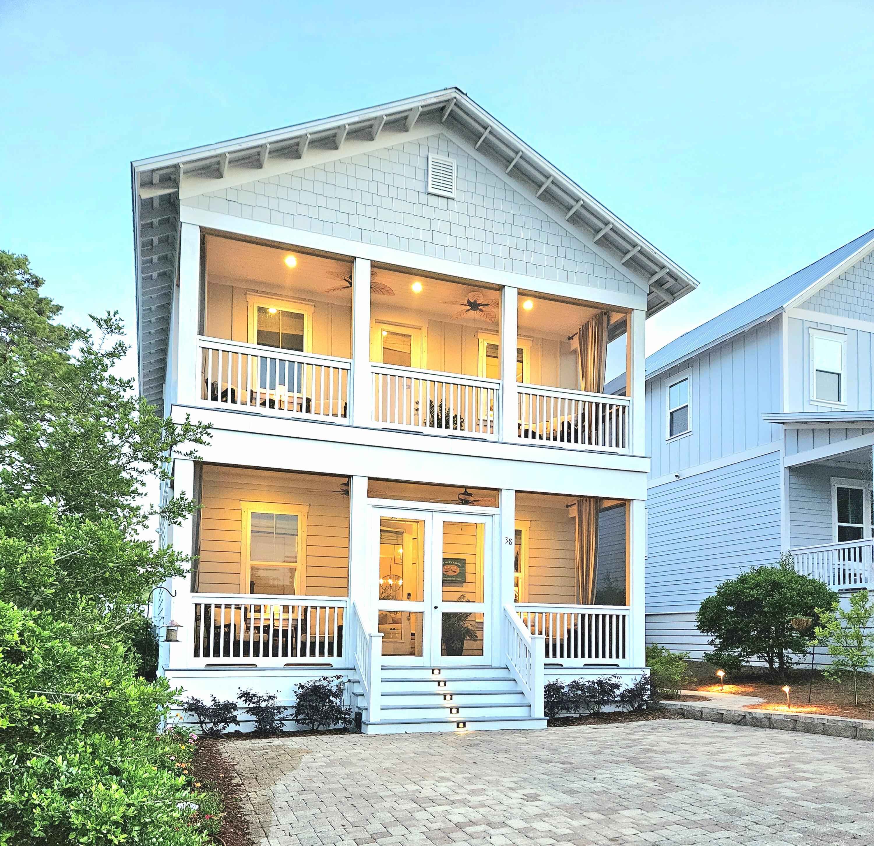 One of only a handful of homes along 30A within walking distance to the beach priced under $1 million, this proven high-performing short-term rental offers EXCEPTIONAL INCOME HISTORY and effortless coastal living.

This beautifully furnished and fully turnkey home is ideally located in sought-after Highland Parks. It's just a short walk to the resort-style community pool and minutes from the beach.

Extensively upgraded throughout, the home features hardwood floors, three screened porches, beautifully renovated bathrooms, designer lighting on dimmers, and a spacious primary suite with an oversized soaking tub. The thoughtfully updated kitchen includes brass hardware, a touch-faucet single-vessel sink, and additional pantry and closet storage.

Outdoor spaces are equally inviting, with mature privacy landscaping, warm, hard-wired landscape lighting, a fenced backyard, and a fire pit designed for easy entertaining after a day at the beach.

Additional upgrades include an oversized Maytag washer and dryer, low-noise dishwasher, and hospital-grade UV air purification system.

Currently set up to sleep 8, but with bunks can easily accommodate 12. See photos.

With a strong rental history already in place, this is a rare opportunity to own a fully operational, income producing property in one of 30A's most desirable communities - ideal as a second home, investment, or both. One photo has been virtually staged and is marked as such.