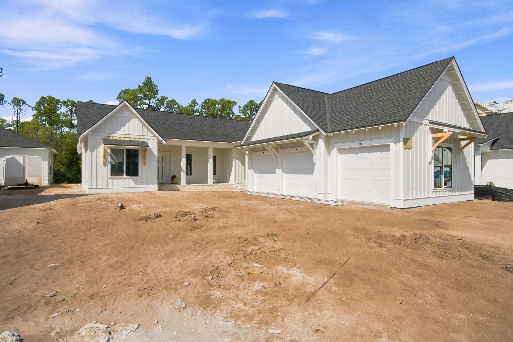 *The new price reflects a builder discount of over $70,000. 
With an estimated completion for early September '26, the Hampton plan in the Preserve Collection at Arborview Park offers a single-level layout with a split-bedroom design, a central living area that connects directly to the outdoor living space and an expanded 3-car garage.

The main living area brings together the kitchen, dining, and living spaces with direct access to the rear screened porch and gorgeous 10'x30' saltwater pool with spa, through 12'x8' slider doors, creating a functional extension of the home for daily use and entertaining. 

The kitchen is designed with a large white oak island, full overlay cabinetry with upper stacked glass display cabinets, upgraded quartz countertops, under-cabinet lighting, and a complete appliance package including a Wolf dual fuel 36'' range, Wolf built-in microwave drawer, custom wood hood vent, Cove dishwasher, and an upgraded 84" tall Sub Zero refrigerator. A butler's pantry and walk-in pantry add additional storage and prep space.

The primary suite is positioned separately from the secondary bedrooms and with en-suite bathroom that includes a custom walk-in closet with framed full size mirror, a dual vanity, walk-in tiled shower, quartz C surfaces, and upgraded plumbing fixtures. Secondary bedrooms are located on the opposite side of the home with access to full bathrooms. A study near the foyer provides a dedicated workspace or flex room.

Upgrades throughout the home include wide plank Medallion engineered wood flooring throughout, Limestone tile flooring in all bathrooms and upgraded herring bone tile floor in laundry room, solid core Shaker doors, cabinetry with soft-close drawers, quartz C countertops throughout, and a brick lay backsplash. Additional features include pre-wiring for speakers in the living room, kitchen, primary bedroom, and rear porch, CAT6 wiring, a tankless water heater, and a gas stub for a future grill .

The 3-car garage provides additional storage and functionality, with access positioned to maintain separation from the main living spaces.