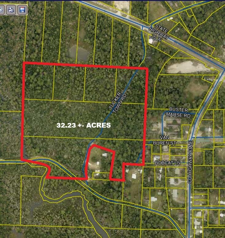Exceptional residential development opportunity in the rapidly expanding Freeport market. This ±32.23-acre assemblage consists of six contiguous parcels strategically positioned just south of Highway 20 with access from Tucker Town Road and convenient connectivity to Highway 83A and the greater Walton County growth corridor.

The property offers significant potential for a townhome or build-to-rent residential community, with conceptual density projections supporting approximately 135 to 200+ units, subject to engineering, rezoning, and governmental approvals. The site's scale and configuration provide flexibility for clustered residential planning, internal road networks, stormwater design, preserved natural areas, and community amenities.

Freeport continues to experience strong residential growth driven by the expansion of South Walton and the Emerald Coast workforce housing market. Demand for attainable attached residential product remains high as buyers and renters seek convenient access to Santa Rosa Beach, Destin, and the Highway 98 corridor while benefiting from Freeport's continued infrastructure and commercial growth.

This offering presents a rare opportunity for developers, builders, and build-to-rent operators to secure a large-scale residential land position within one of Northwest Florida's fastest-growing submarkets. Buyer to verify all information, dimensions, density, utilities, and development feasibility. Buyer to verify data for its own use. All information is believed to be accurate but is not guaranteed. Prospective buyers are responsible for independently verifying all information and determining the property's suitability for their intended use. All final terms are subject to negotiation and shall be set forth in a fully executed sales agreement between the parties.