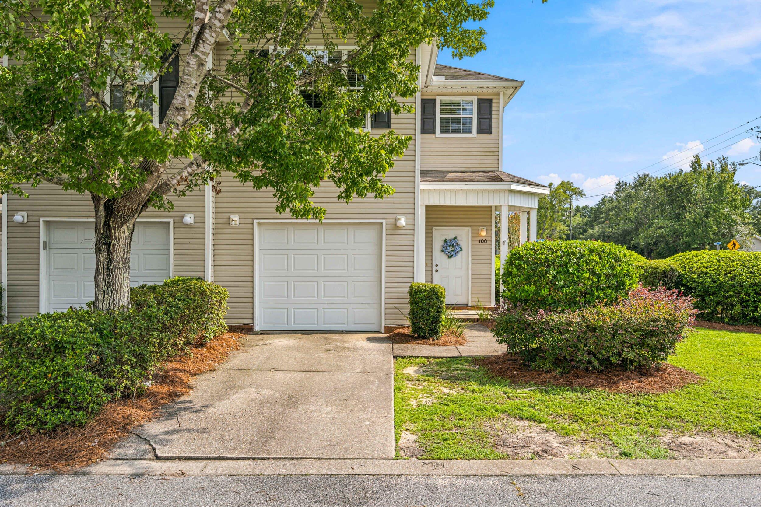 MOTIVATED SELLER! BRING YOUR OFFER! Your Perfect primary home or investment property here in Endicott Village. This corner 3 Bedroom 2 and a half Baths home offers convenience and comfortable lifestyle. 9.3 Miles to Eglin Air Force Base, 6.3 Miles to Mid Bay Bridge, convenient to all local shops and restaurants and 10 to 13 miles to the world's famous white sand beaches of Destin, Florida. 
The unit offers tile and hardwood flooring, SS kitchen appliances, 1 car garage and easy maintenance. Super spacious living room, perfect for gatherings and entertainment. Expansive Master Bedroom located on the 2nd floor with large window and vaulted ceiling. Two Guest Rooms across the hall from the Master Suite and a 1st floor half bath for extra comfort and privacy.
The Association fee covers landscaping, irrigation system, exterior pressure washing and Termite Protection. Possible VA Assumable - Ask for details. Roof 2007, HVAC 2016. Buyer & Buyers Broker to verify all information.