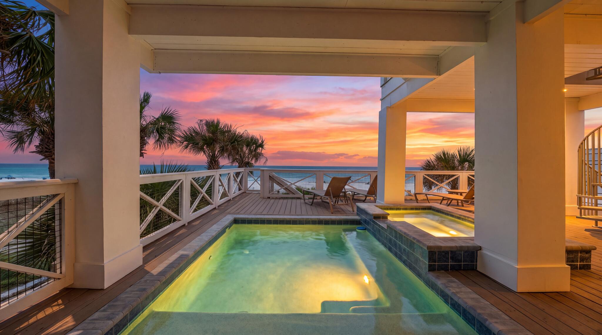 One of the most uniquely positioned properties on Front Beach Road! Located at 22339 FBR- 6 beds, 6 full baths, and 2 half baths. This property sits as far West as you can get on FBR and is just a 5-minute drive to 30A. From a supply and demand standpoint, the location offers a compelling long-term advantage, as properties this far West along FBR are exceptionally limited. As 30A continues to evolve and PCB continues to develop, this property presents a strong appreciation opportunity, particularly from a land-value perspective. The home generates approximately $375,000-$475,000 in annual rental revenue, offering significant income potential alongside its strategic location. Additional highlights include a private beach board, brand new exterior decks, railings and pool, very large decks, and parking for up to 10 vehicles. A rare opportunity to own a high-performing property in one of the most strategically positioned locations on the beach.