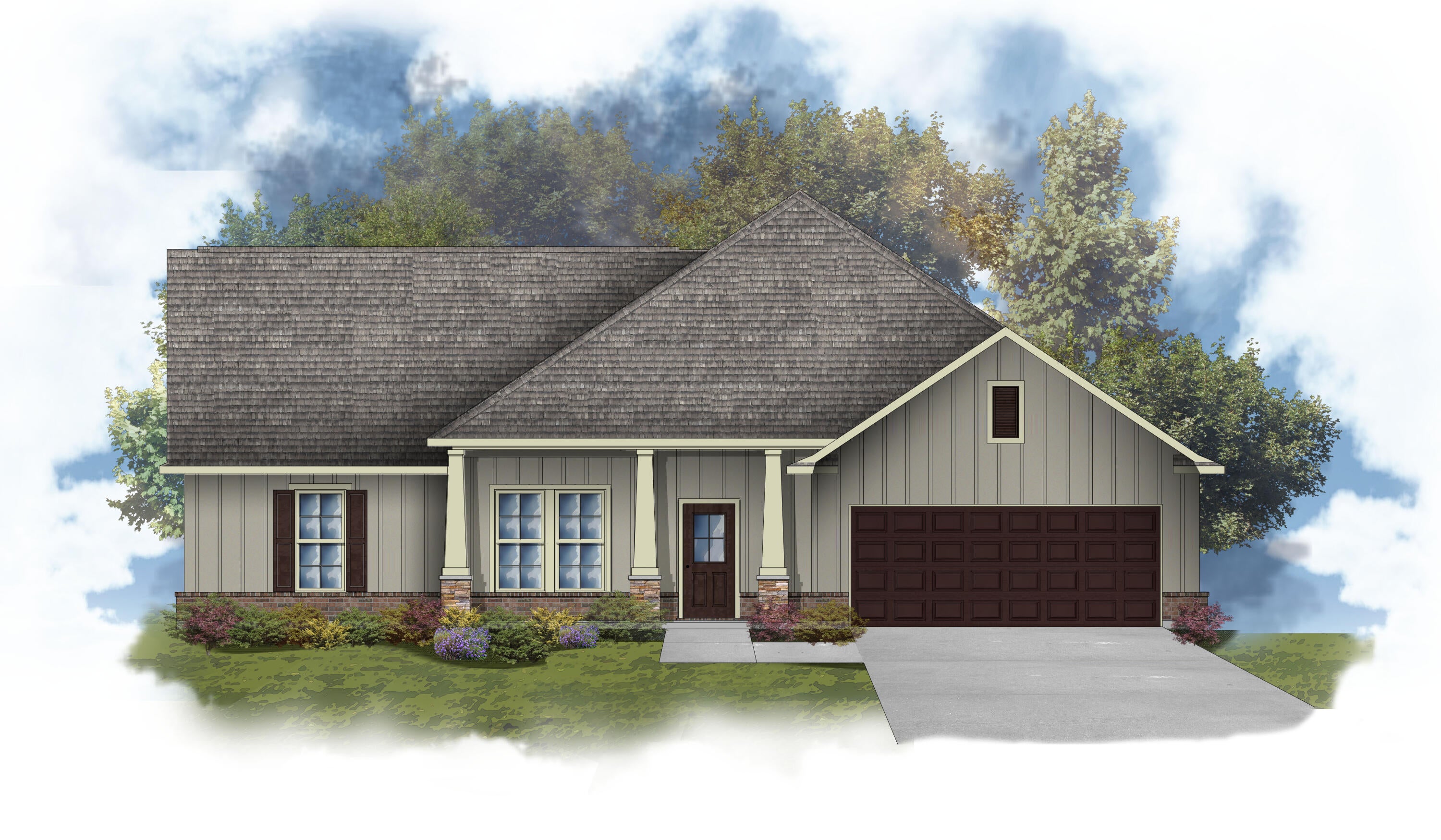Awesome builder rate plus FREE refrigerator! Restrictions apply. 

Located on a corner lot, the JUPITER IV K in Natureview community offers a 4BR/3BA, open and split design with formal dining and breakfast area. Upgrades added (list attached). Special Features: double vanity, garden tub, separate custom tiled shower, and walk-in closet (opens to laundry) in master bathroom, double vanity in 2nd bathroom, walk-in closet in all other bedrooms, kitchen island, walk-in pantry, boot bench and drop zone in mudroom, covered porches, undermount sinks, custom kitchen backsplash, cabinet hardware, LED lighting, crown molding, ceiling fans in living room and master bedroom, smart connect WIFI thermostat, framed mirrors in all bathrooms, landscaping, architectural 30-year shingles, flood lights, and more! Energy Efficient Features: water heater, electric kitchen appliance package, vinyl low E windows, and more! Energy Star Partner.