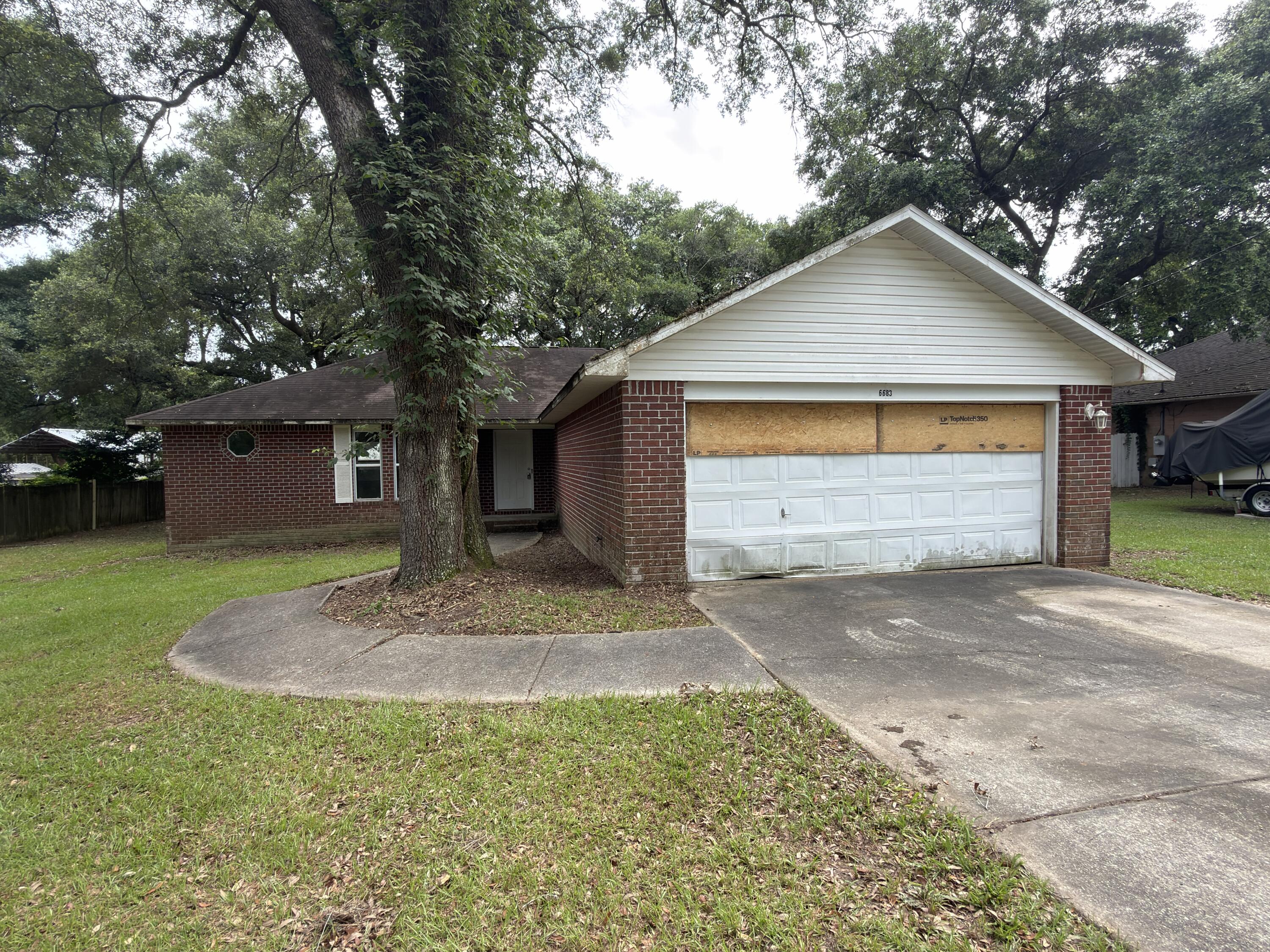 Originally built in 2001, this REO opportunity has all brick exterior, 2 car garage and a level lot. With a split bedroom design, this 4- Bedroom 2-bath home is 1635sf of living space. The living room has a fireplace, vaulted ceilings and separates the master suite from the rest of the bedrooms. The kitchen is a galley style with views of the living room and this home comes with separate dining areas and a breakfast nook. This home needs repairs and will not qualify for traditional financing, therefore rehab loans, cash or hard money loans only. Call today!