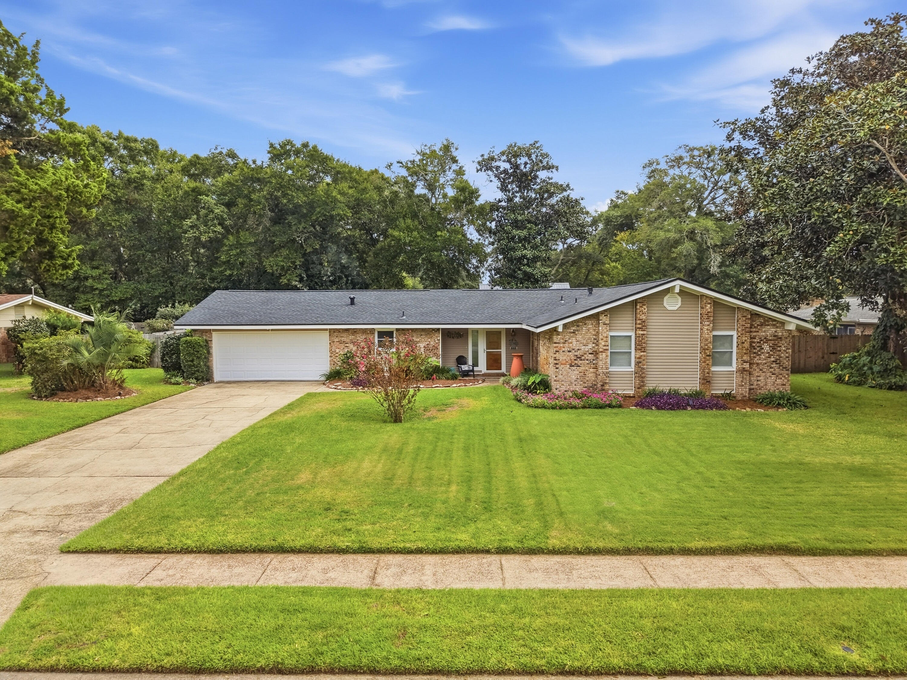 Renovated Pool Home in the Heart of Fort Walton Beach! This beautifully updated home offers the perfect combination of comfort, functionality, and outdoor living. Major improvements include a new roof (2024), new HVAC (2024), rewiring (2022), and luxury vinyl plank flooring (2023). The kitchen has been refreshed with updated cabinetry and new appliances, while the bathrooms were remodeled in 2010.

The versatile floor plan features two family rooms, providing plenty of space for entertaining, a home office, media room, or additional living area. 700 Sq Ft Florida Room is now heated and cooled. Step outside to enjoy the private fenced backyard and sparkling pool--ideal for relaxing or entertaining year-round. The property also offers an RV hookup, plus a detached workshop with electricity, providing excellent space for hobbies, storage, or projects.

Located in an established Fort Walton Beach neighborhood with sidewalks and streetlights, this home is conveniently situated within 2 miles to shopping, dining, and schools, less than 6 miles to the beaches, and 8 miles to Eglin AFB and 6.4 miles to Hurlburt Field.  With numerous major updates already completed and no carpet to worry about, this home is ready for its next owner to enjoy!