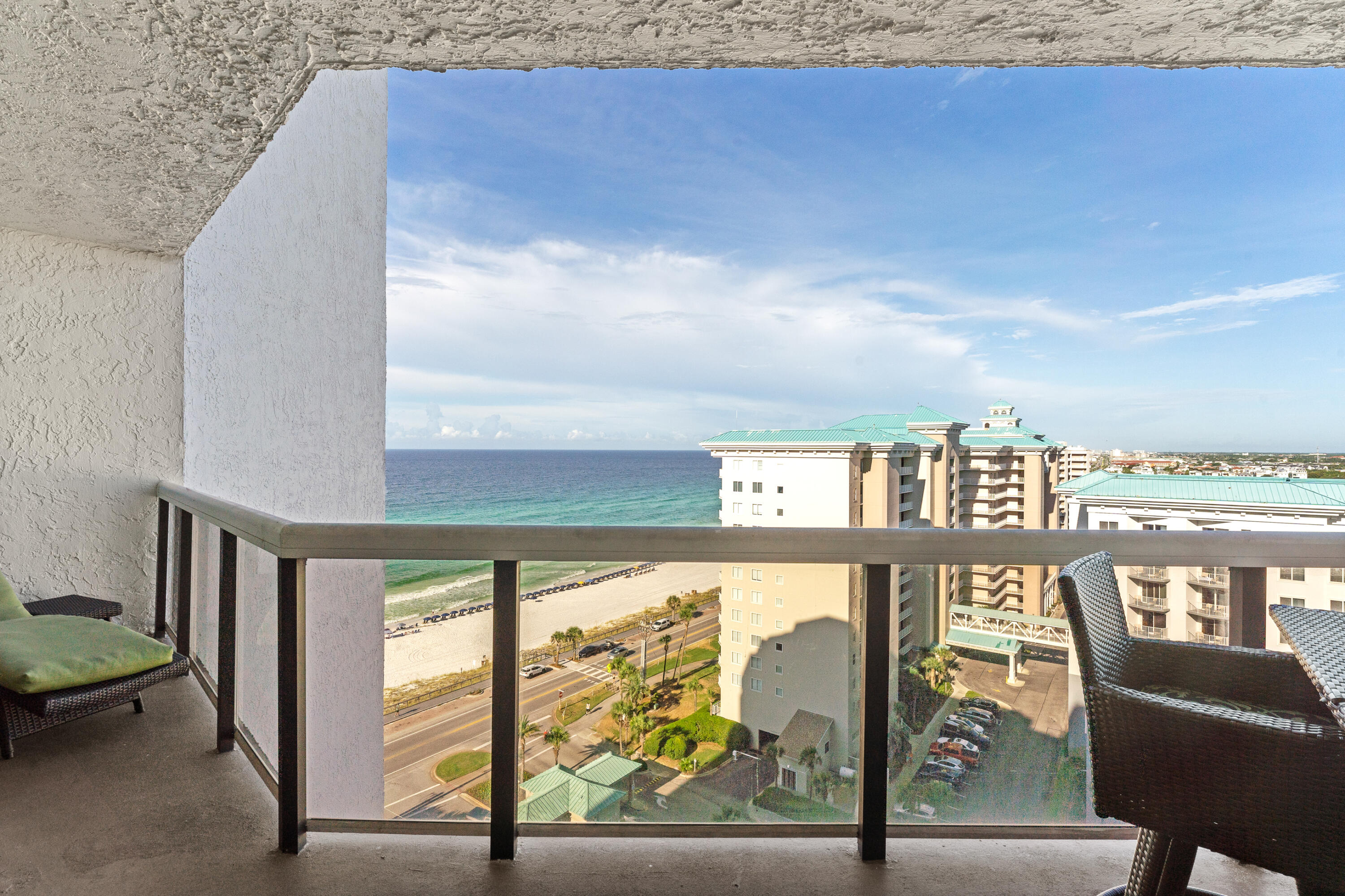 Experience easy coastal living in this beautifully updated, turnkey 2-bedroom, 2-bath condominium offering the perfect balance of comfort, style, and long-term appeal. Thoughtfully upgraded throughout, the interior features tile flooring, smooth ceilings, crown molding, granite countertops, stainless steel appliances, custom cabinetry, and a tiled backsplash, all complemented by tasteful coastal furnishings and modern finishes designed for both everyday enjoyment and rental appeal.

Step onto the private 12th-floor balcony and take in stunning Gulf views and breathtaking sunsets, creating the perfect setting for morning coffee, evening relaxation, or simply enjoying the beauty of the Emerald Coast. It's the type of view that keeps owners and guests coming back year after year.

Surfside Resort offers a true resort-style experience with an on-site front desk, spa, fitness center, tennis and basketball courts, a heated pool, and a private beach walkover with a tiki bar just steps from the sand. Whether you're spending the day at the beach, relaxing poolside, or ending the evening with sunset views over the Gulf, everything you need is within easy reach.

Ideal as a personal getaway, vacation rental, or a combination of both, this condo offers an exceptional opportunity to own a well-appointed property with Gulf views and sought-after amenities in one of the area's most popular beachfront communities.