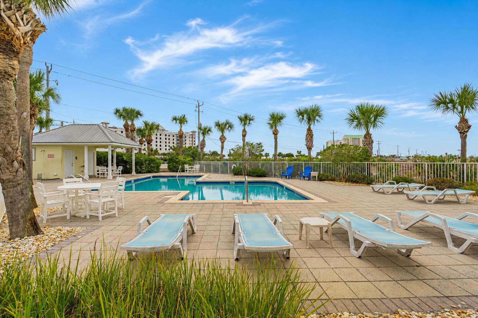 Priced $90,000 below comparable one-bedroom units in the complex for a quick sale, this is an incredible investment opportunity at Gulf Island Condos on beautiful Navarre Beach!

Just steps from the sugar-white sand and emerald-green waters of the Gulf, this bright first-floor condo offers the perfect combination of comfort, convenience, and income potential. The spacious primary suite, additional full bathroom, and built-in hallway bunk beds allow the condo to comfortably accommodate 6-8 guests. An in-unit washer and dryer, sunny west-facing balcony and a newer HVAC system (2017) add even more value.

While a few cosmetic updates could make this condo truly shine, it is fully furnished, move-in ready, and rental-ready from day one. All furniture, décor, linens, and equipment convey, making this a true turnkey investment.

After a day at the beach, relax by the community pool, fire up the grills, or unwind on your west facing balcony.  With its unbeatable location, resort-style amenities, and proven rental potential, this condo is an exceptional opportunity whether you're looking for a vacation home, personal beach retreat, or income-producing property.

At this price, opportunities like this don't last long--schedule your showing today!