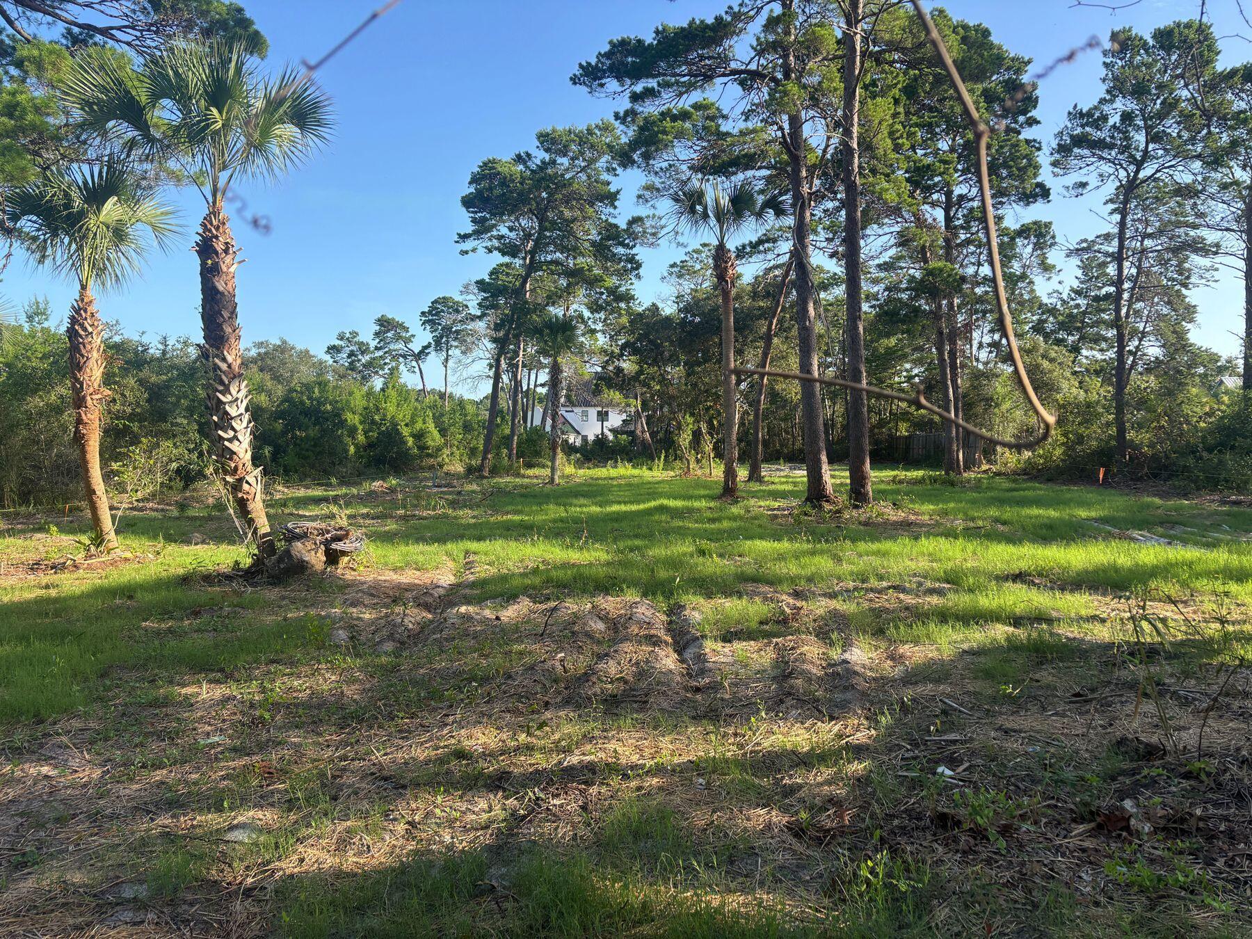 Opportunities to secure an oversized homesite in the heart of Inlet Beach are becoming increasingly rare. Spanning more than half an acre, this exceptional property offers a unique setting for builders, developers or those ready to create a custom coastal residence just minutes from the gulf.
Positioned along a quiet street, the expansive lot provides an ideal canvas for a thoughtfully designed home with generous outdoor living spaces, a resort-style pool, guest accommodations or lush landscaping that enhances the privacy of the property. Electric and water are available at the road, allowing you to begin planning your vision with added convenience.
Whether you're building a full-time residence, a private vacation retreat or an investment property, the size and location of this homesite provide remarkable flexibility. The peaceful setting offers a sense of seclusion while placing you close to everything that has made the 30A corridor one of the Emerald Coast's most desirable destinations.
Public beach access is just minutes away, making it easy to spend your days along the sugar-white sand and emerald-green waters. Nearby, you'll enjoy an outstanding selection of locally owned restaurants, boutique shopping, parks, outdoor recreation and entertainment, with Rosemary Beach, Alys Beach and the vibrant east end of Scenic Highway 30A all within easy reach.
Large homesites in this highly sought-after location seldom become available. This is an exceptional opportunity to create a custom coastal property tailored to your lifestyle in one of northwest Florida's most coveted beach communities.