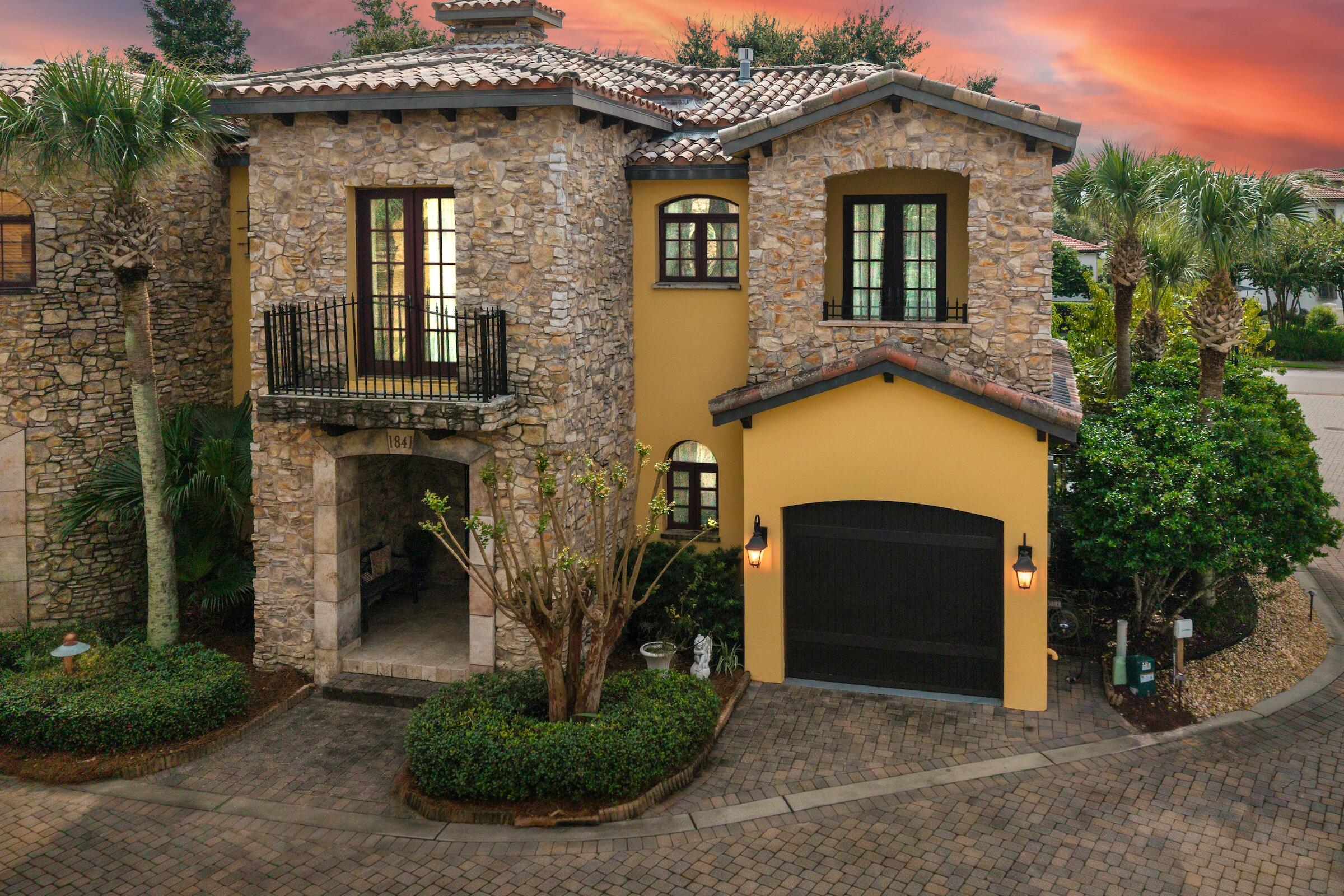 Discover the exceptional 1841 Tuscana Place in Sandestin Golf & Beach Resort, a fully renovated home in a private neighborhood where short-term rentals are not permitted. A chef-inspired kitchen with professional appliances and Quartzite countertops, wide-plank wood flooring, and a luxurious primary suite with marble finishes are just a few of the standout features. Outside, professionally enhanced landscaping, extended hardscape, landscape lighting, and gas lanterns create a beautifully finished setting.

The extensive renovation includes updated electrical, new AC units with UV filtration, a gas tankless water heater, custom cabinetry, premium marble finishes, and a new upstairs bedroom. The primary bath has been transformed into a spa-like retreat with a deep soaking tub, custom satin-gold fixtures, and Namaste Marble tile.

Additional highlights include an attached garage with expanded storage and a new 6-seater golf cart, making it easy to enjoy everything Sandestin has to offer. Beautifully updated and thoughtfully designed, 1841 Tuscana Place delivers the comfort of a private residence with the amenities and lifestyle of a world-class resort. As an introduction to the Sandestin lifestyle, we invite our new owners to explore amenities that make Sandestin special. The listing brokerage and seller(s) are presenting the buyer(s) of this property with (2) 90-minute rounds of Tennis court time, a golf foursome at one of our three championship courses, and a round of golf for up to four (4) players at the unrivaled Burnt Pine Golf Club.